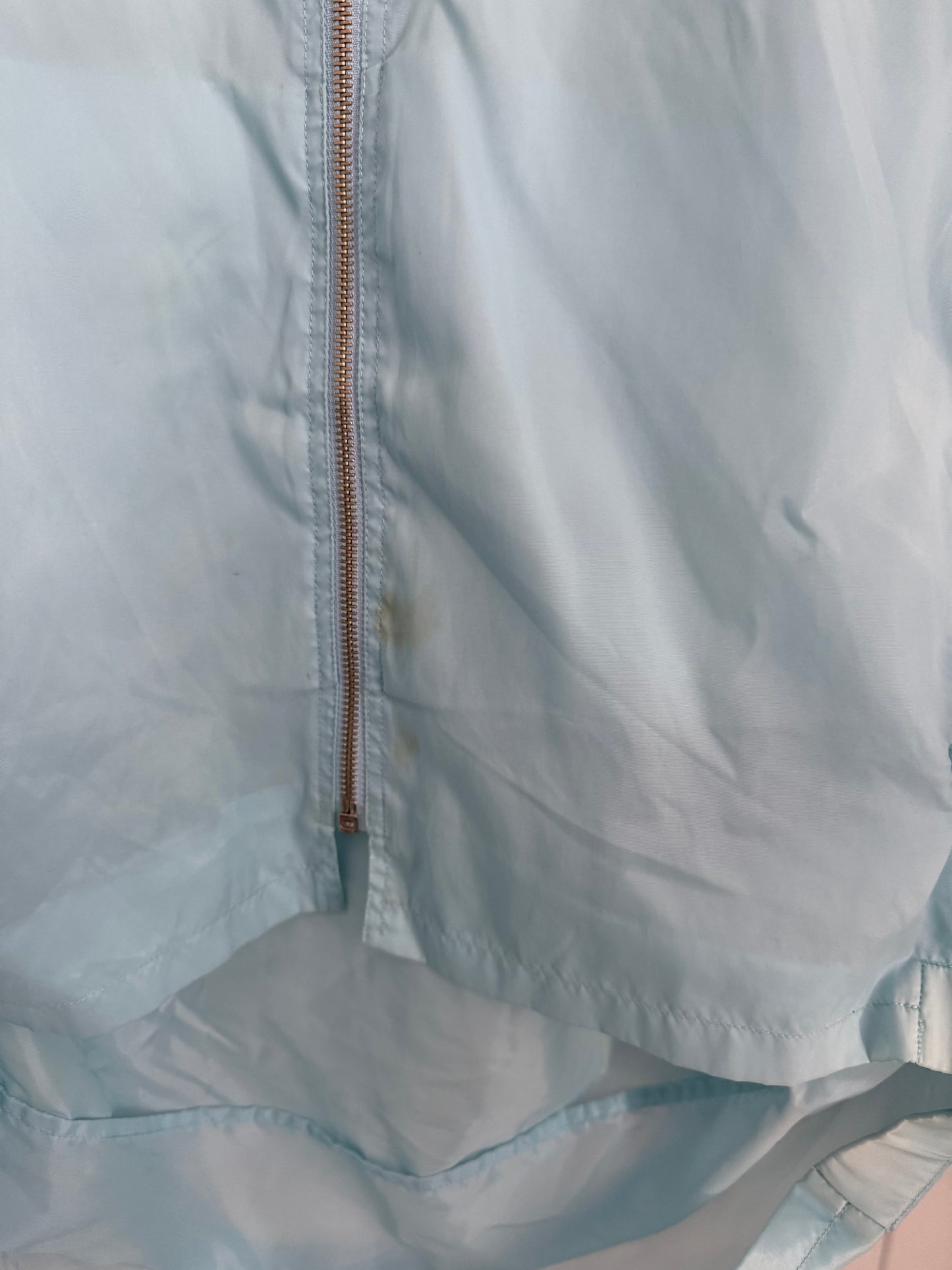 Helmut Lang SS1998 Silk Nylon Blue Cummerbund Packable Jacket - Size L