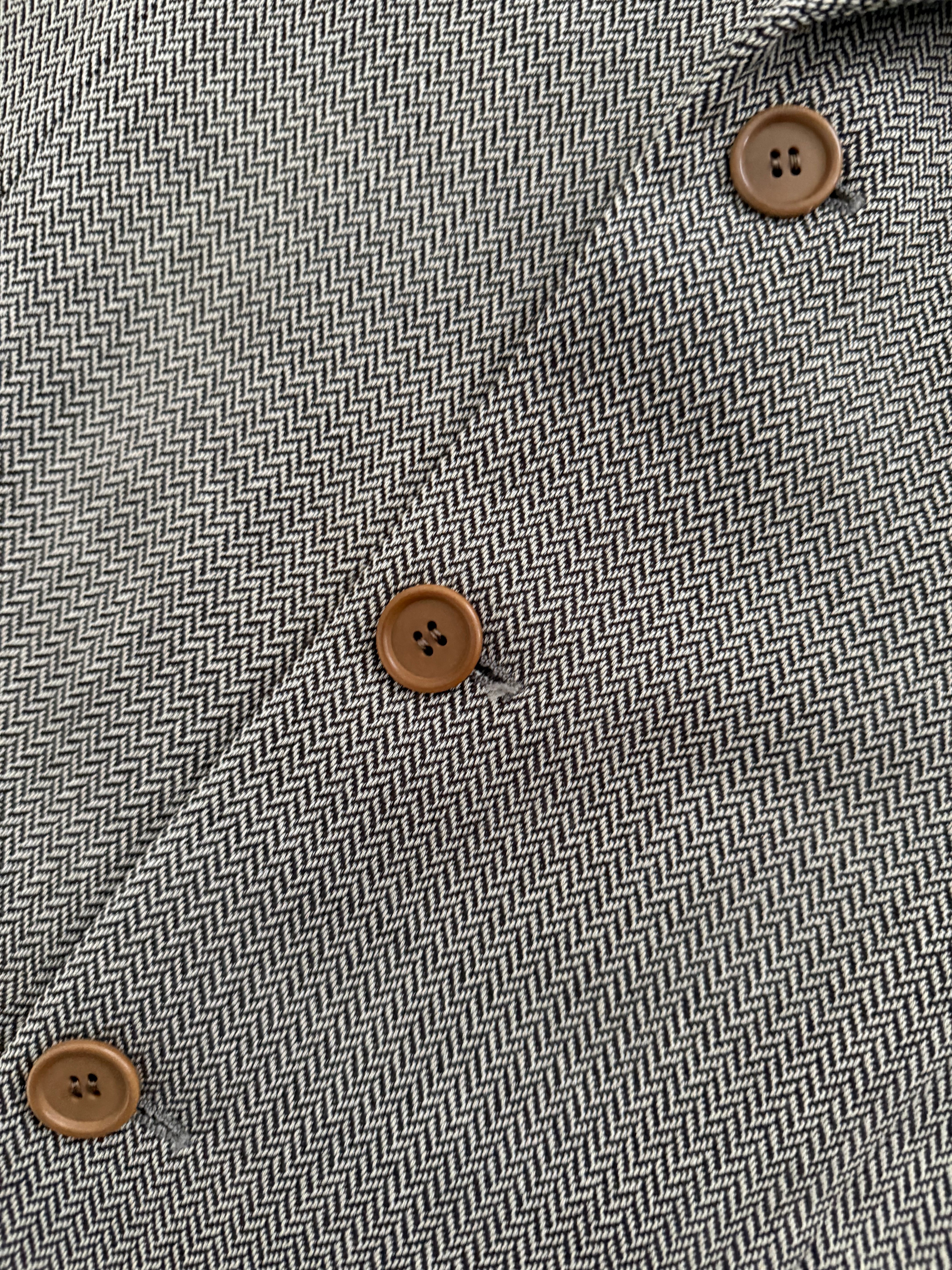 Giorgio Armani 1990s 3B Textured Jacquard Wool Sports Jacket