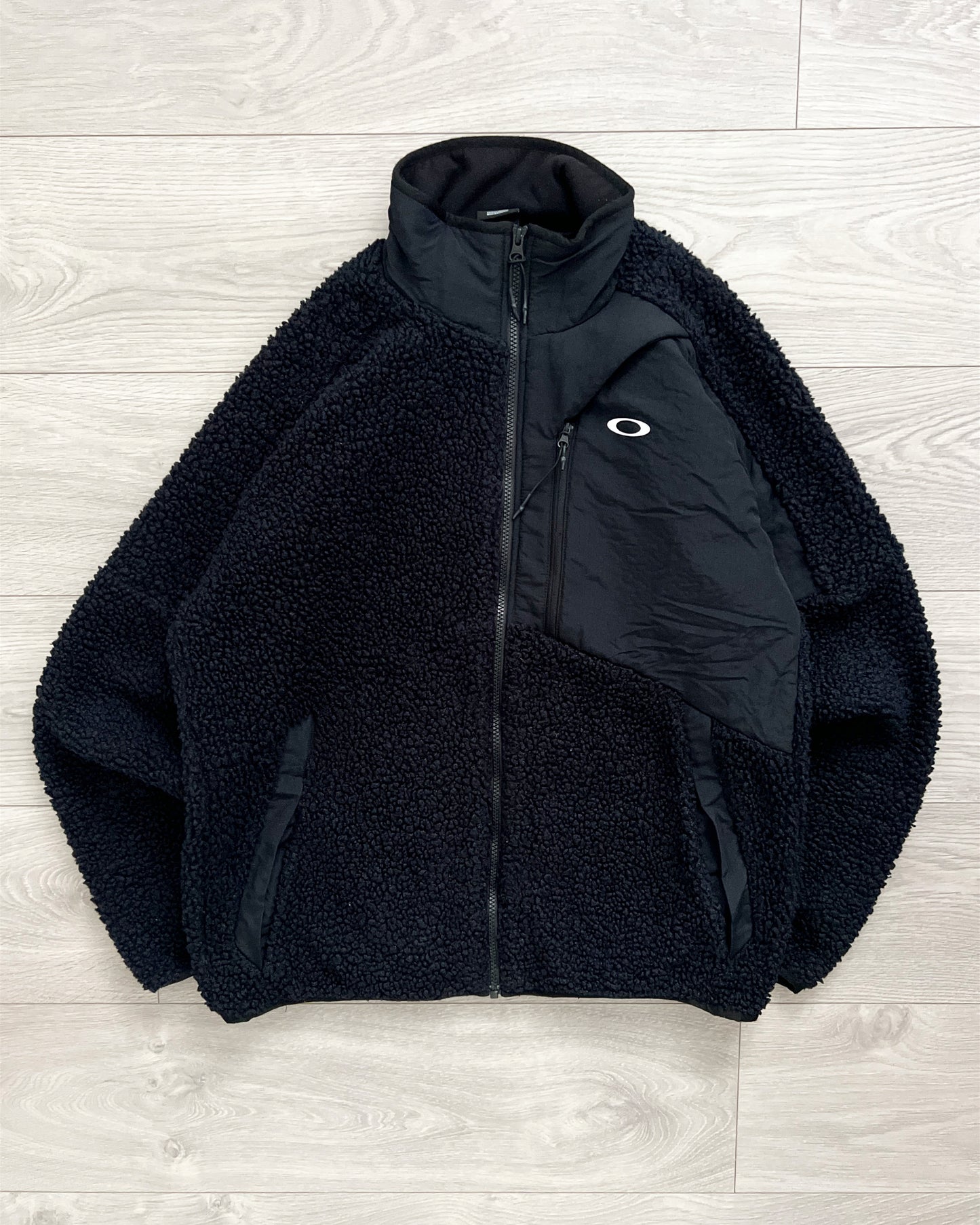 Oakley Nylon Panelled Technical Fleece Jacket - Size M