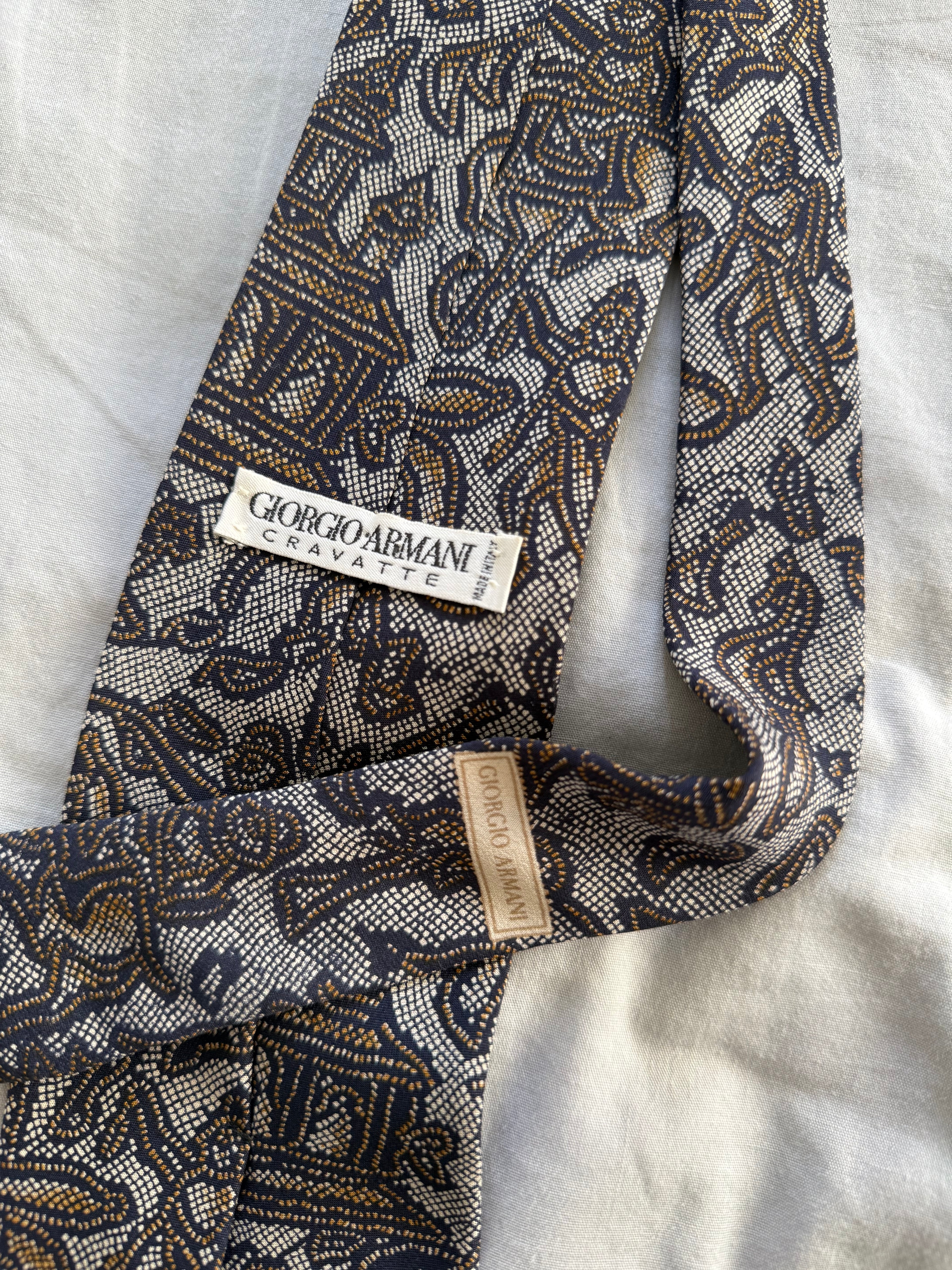 Giorgio Armani 1990s Silk Tie