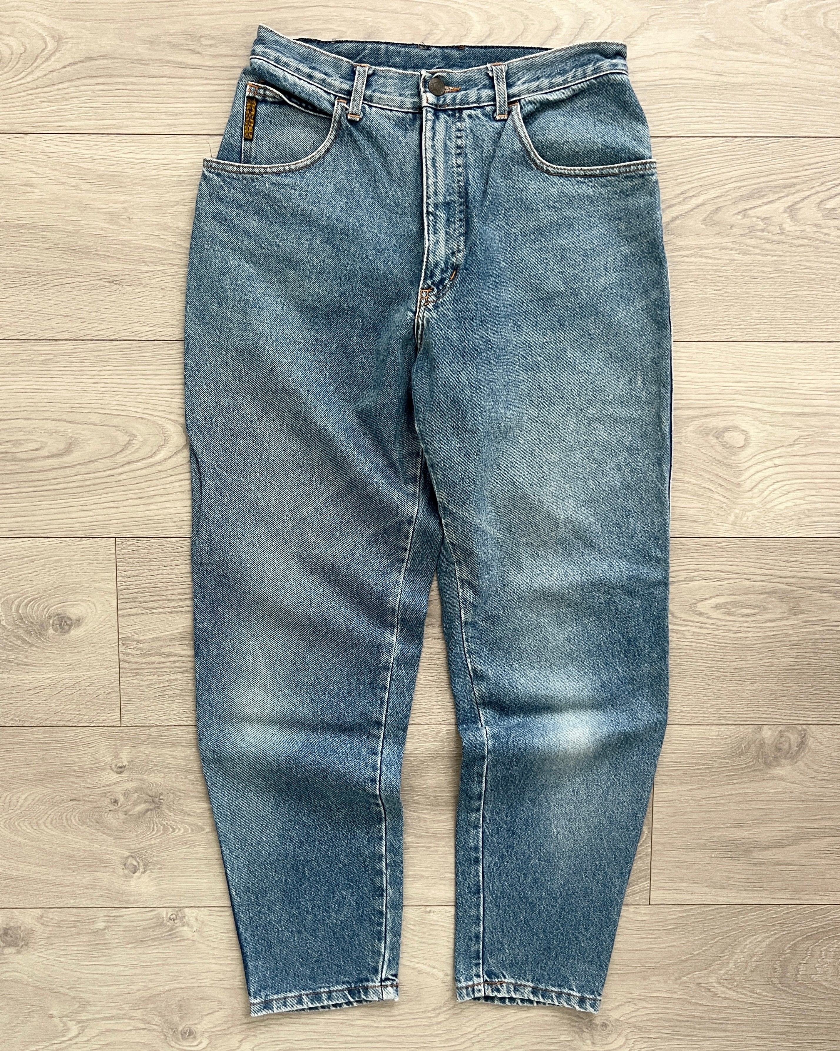 Armani Jeans 1990s Metal Logo Denim Jeans - Size 28