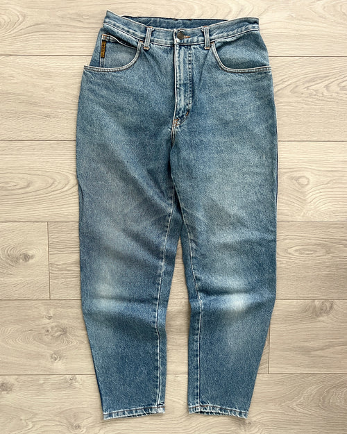 Armani Jeans 1990s Metal Logo Denim Jeans - Size 28