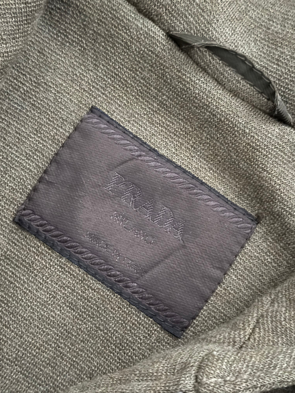 Prada Mainline FW1998 Hooded Wool Knit Jacket - Size L