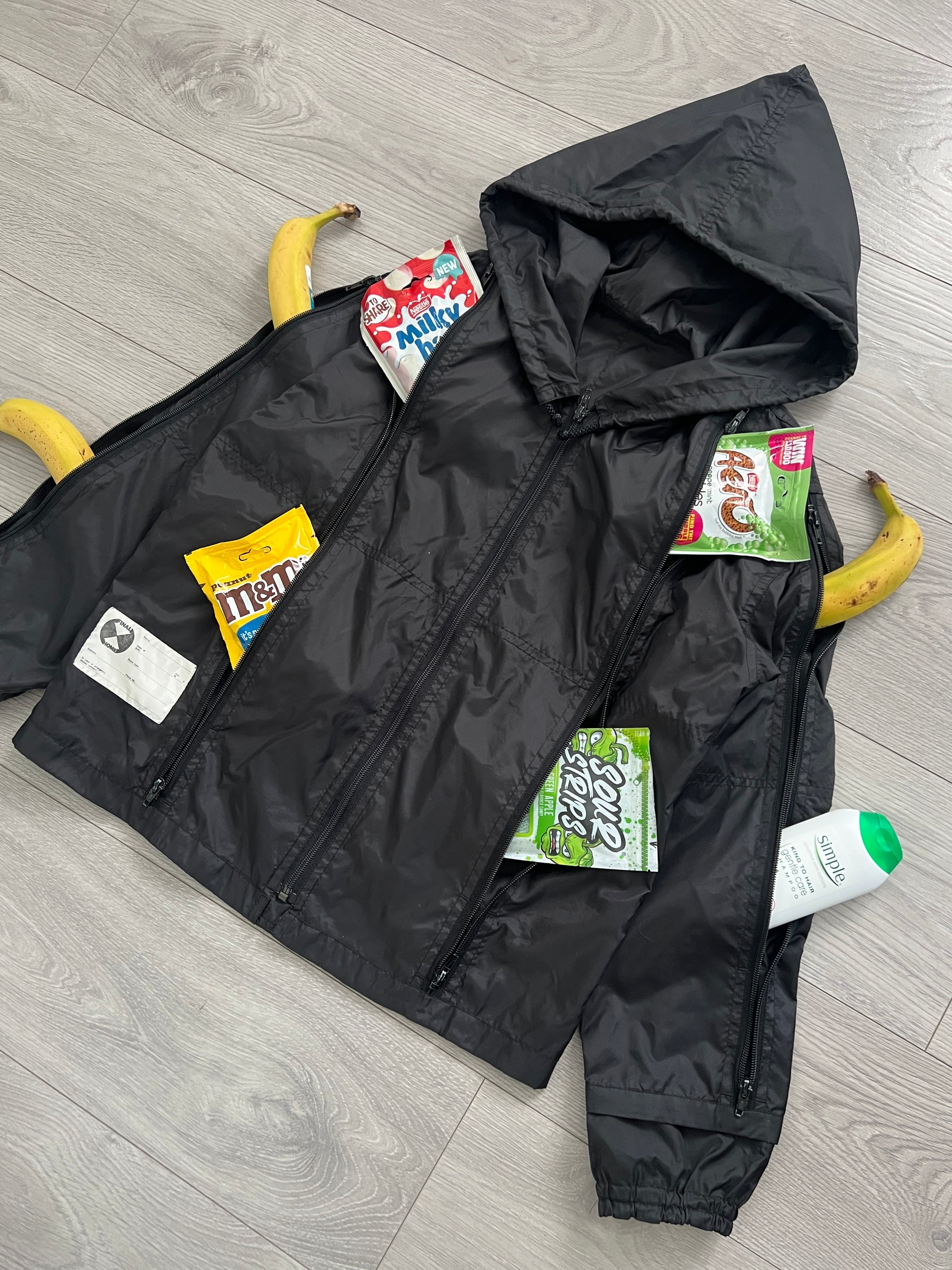 Final Home 1990s Mulit-Pocket Nylon Survival Jacket - Size S