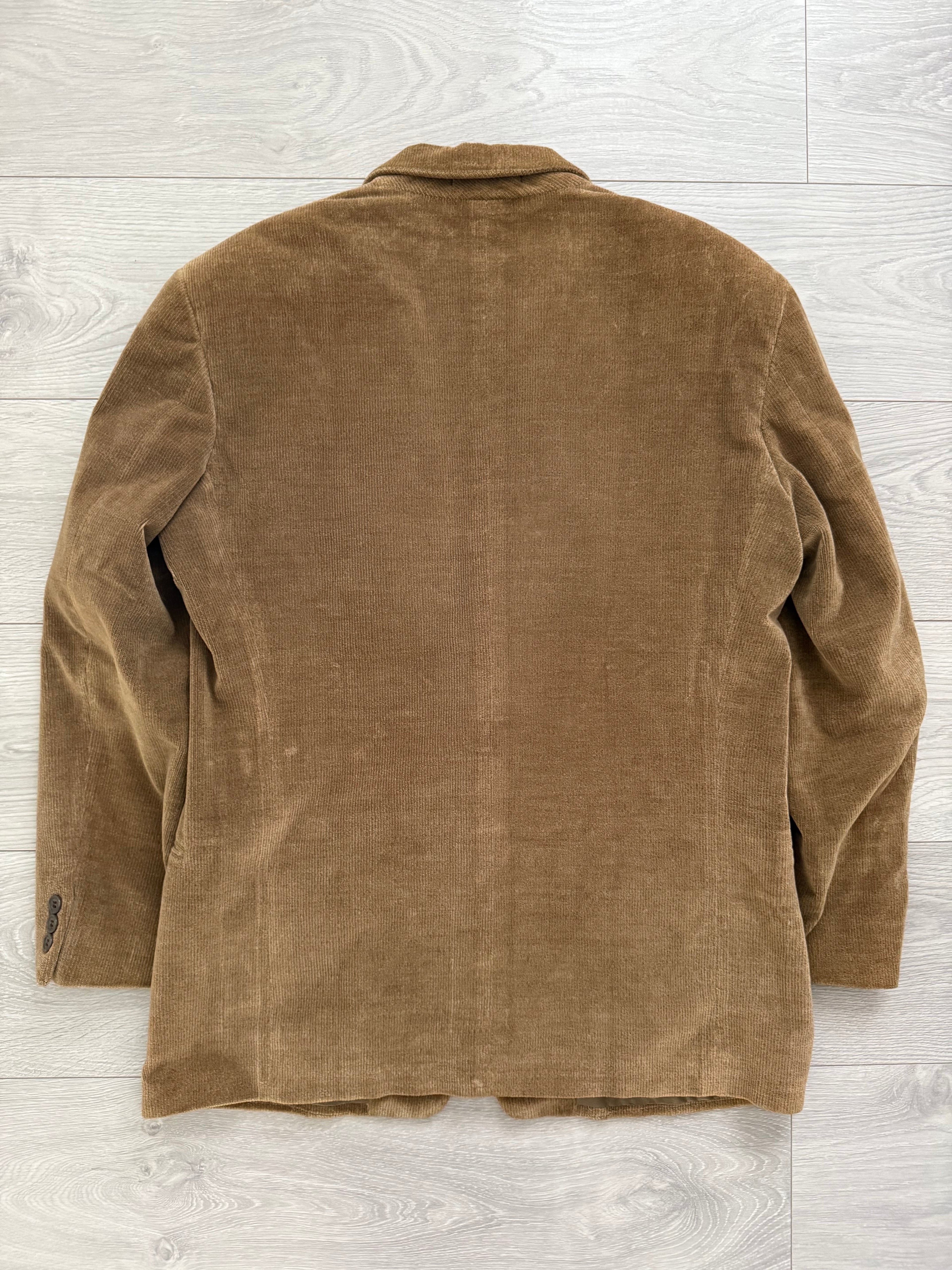Giorgio Armani 1980s Corduroy Honey Brown Sports Jacket Blazer - Size M