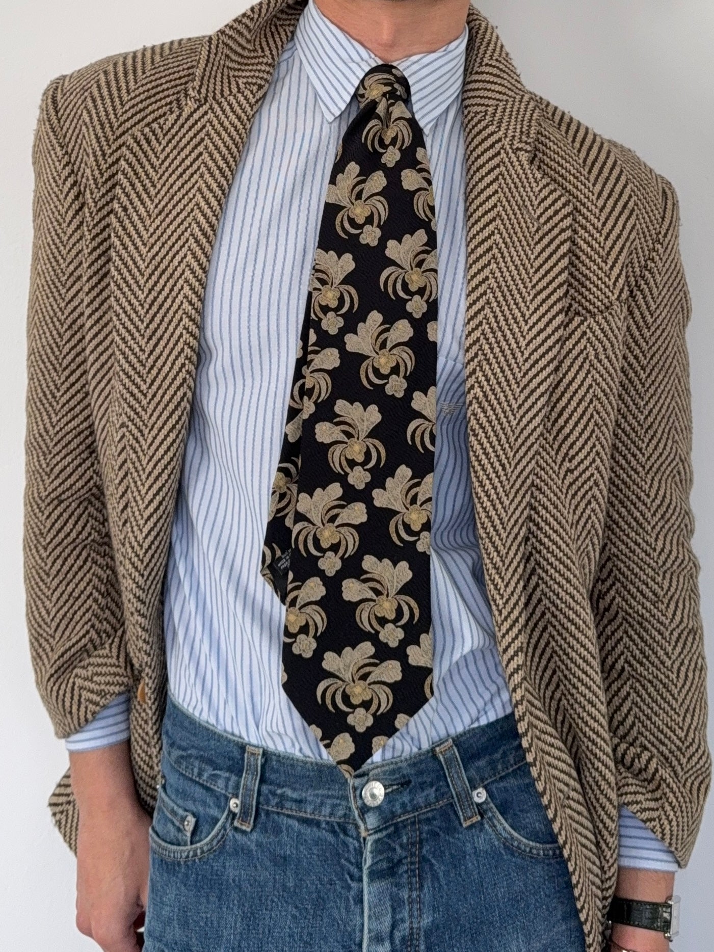 Giorgio Armani 1990s Silk Tie