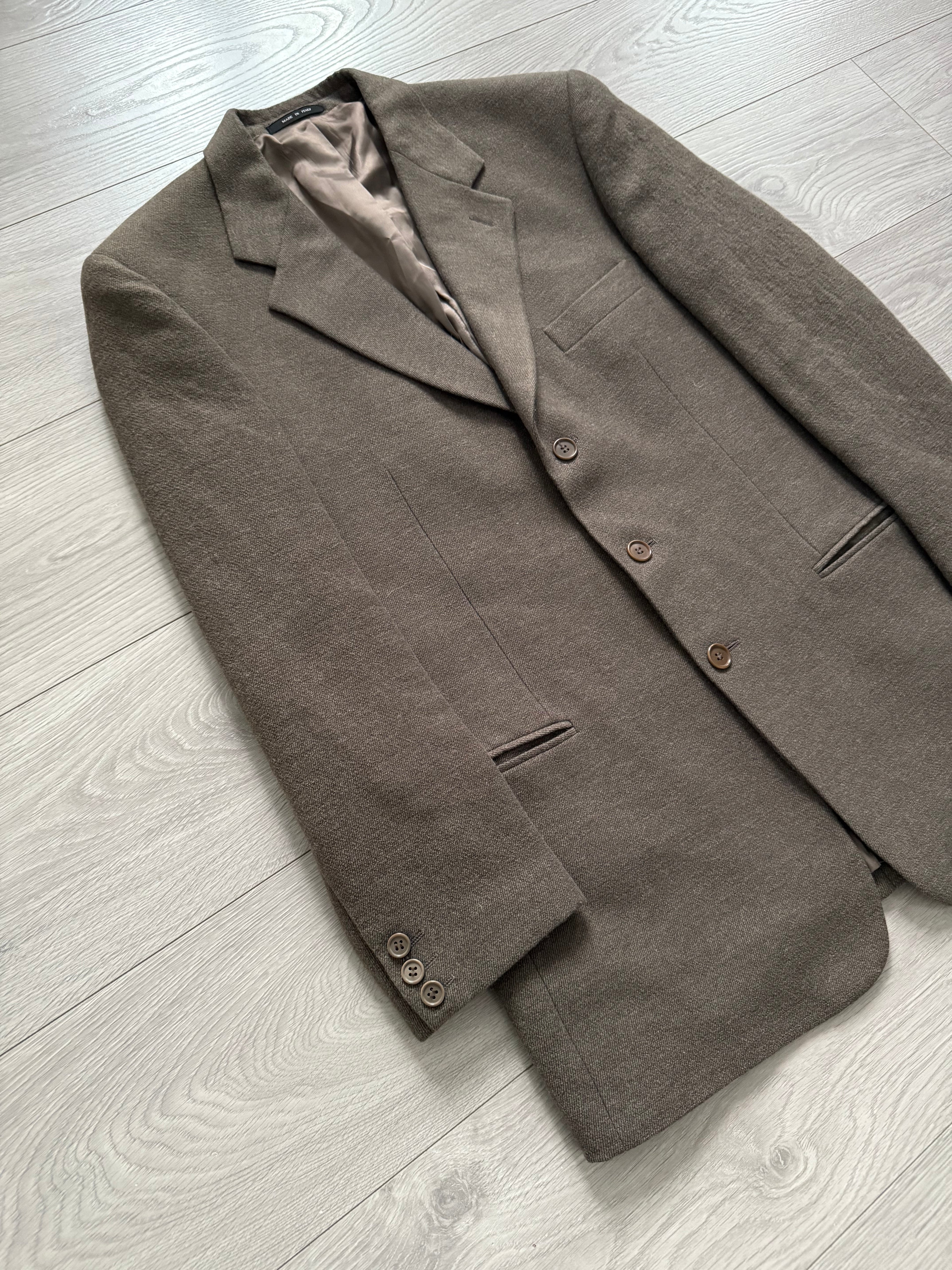 Emporio Armani 1990s Wool 3B Jacket - Size XL