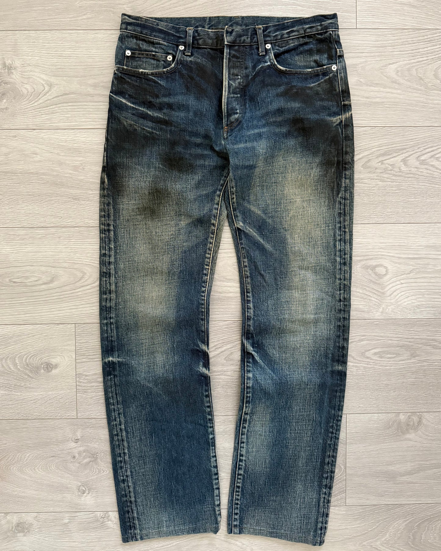 Dior Homme SS2010 'Oil Stained' Denim - Size 32