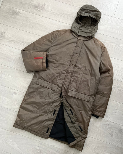 Prada Sport FW1999 Down Filled Technical Nylon Coat - Size L