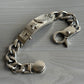 Jean Paul Gaultier 00s 3D Studded Moon Star Motif Stainless Steel Watch Bracelet