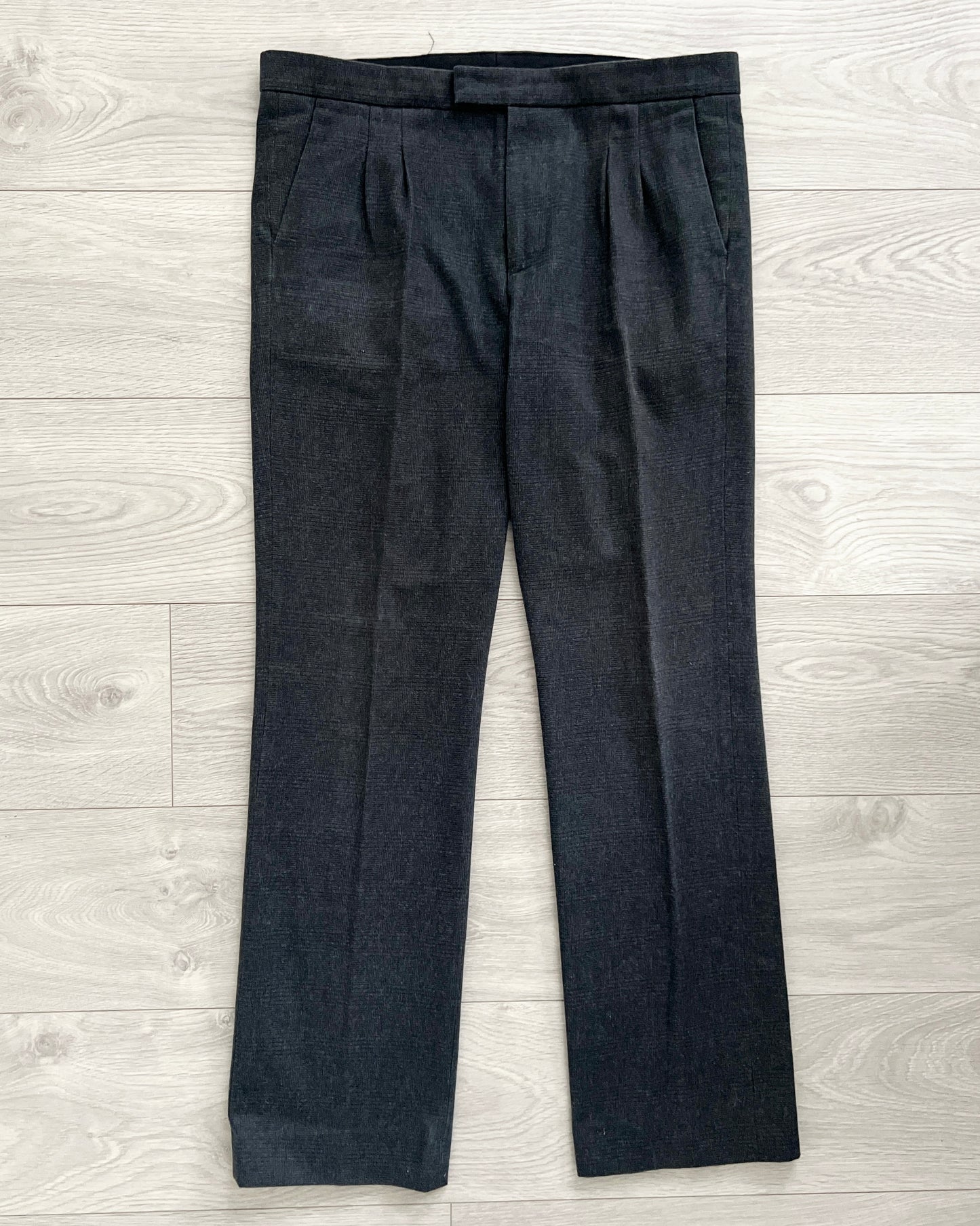 Raf Simons AW2003 'Closer' Runway Pleated Trousers - Size 34