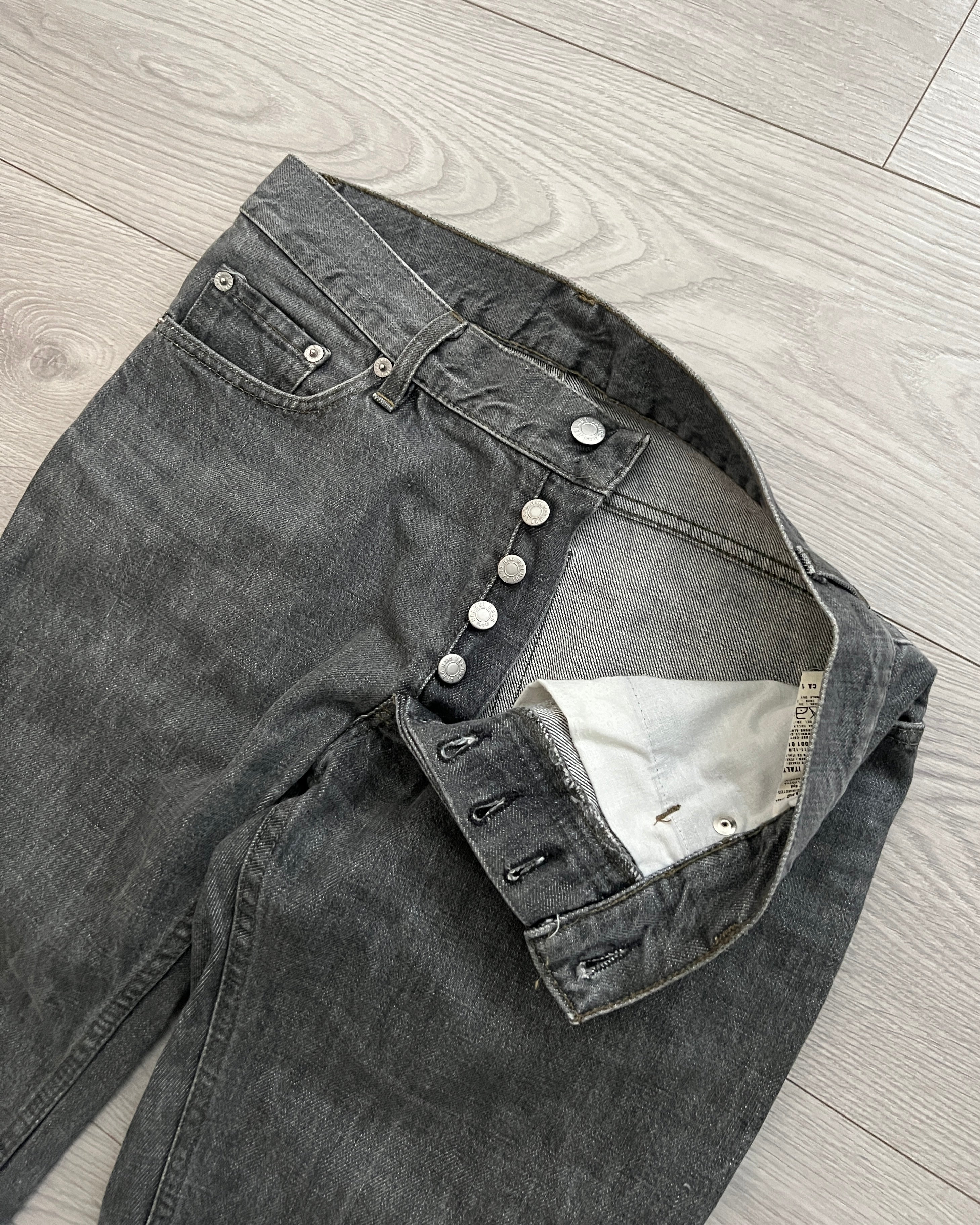 Helmut Lang 1999 Classic Cut Grey Classic 5-Pocket Denim