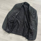 Emporio Armani Textured Wool Grey Suit - Size L Jacket / 34" Waist