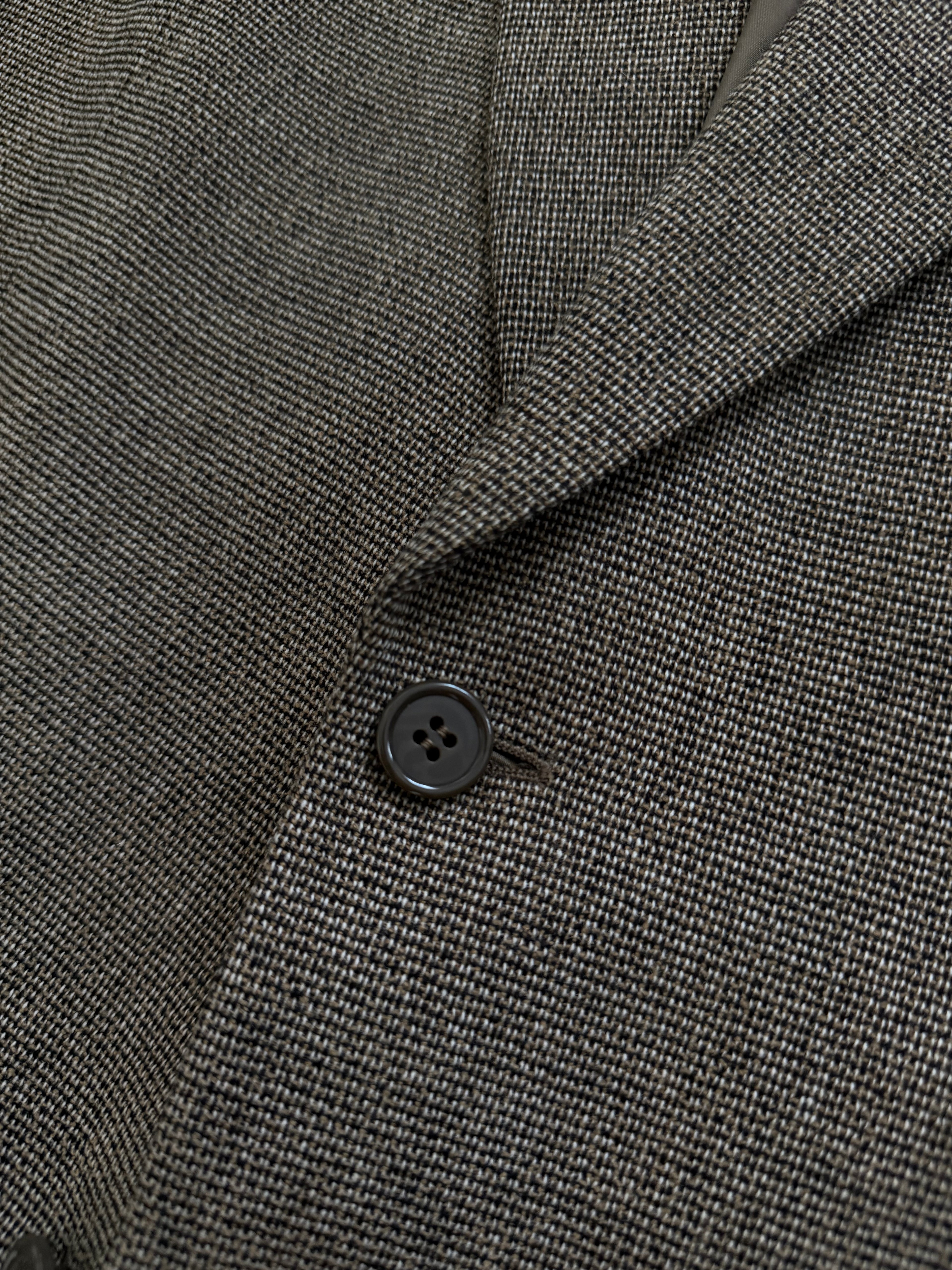 Giorgio Armani 1980s 2B Textured Wool Sports Blazer Jacket - Size L