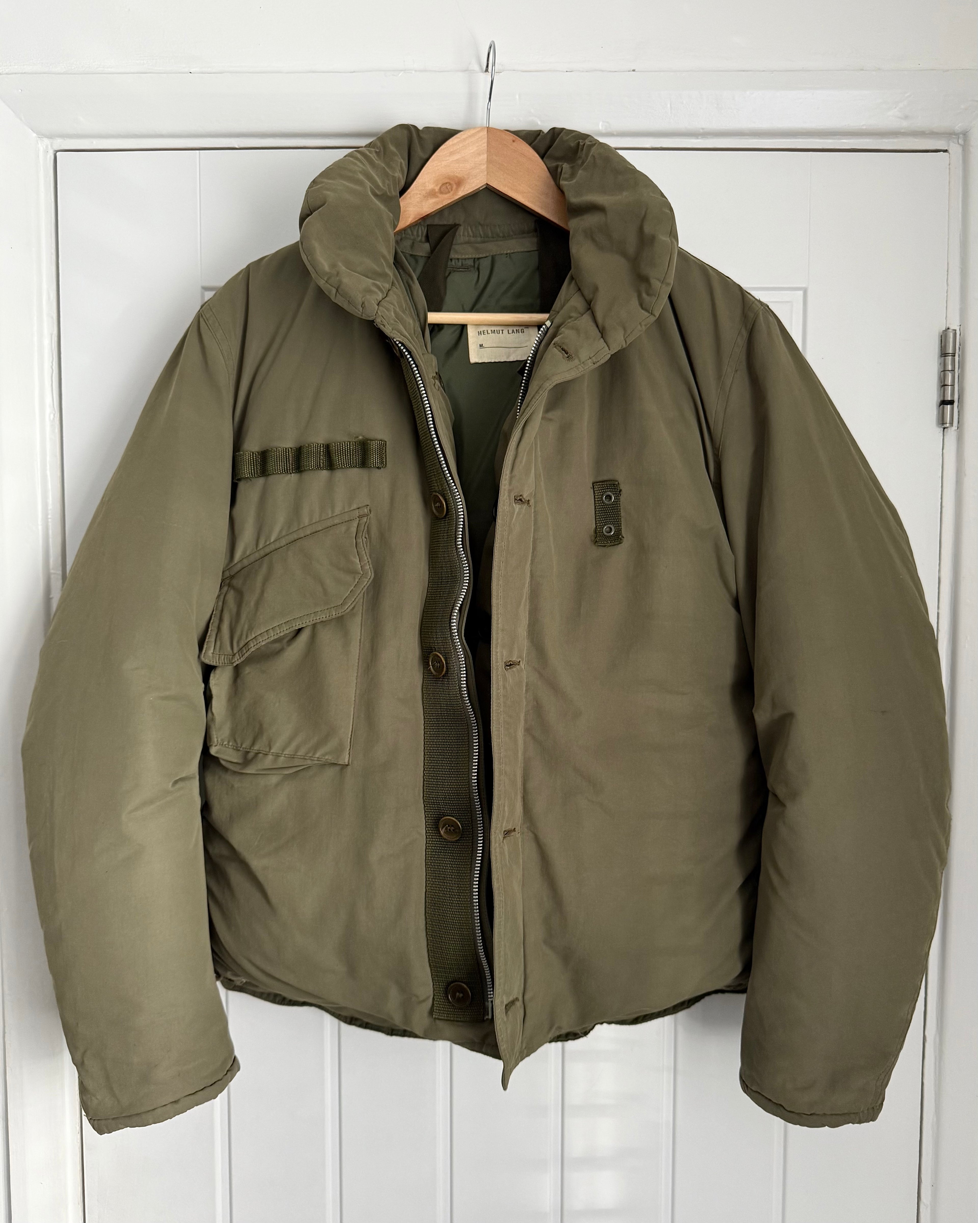 Helmut Lang FW1999 Down Filled M69 Flak Military Jacket - Size S
