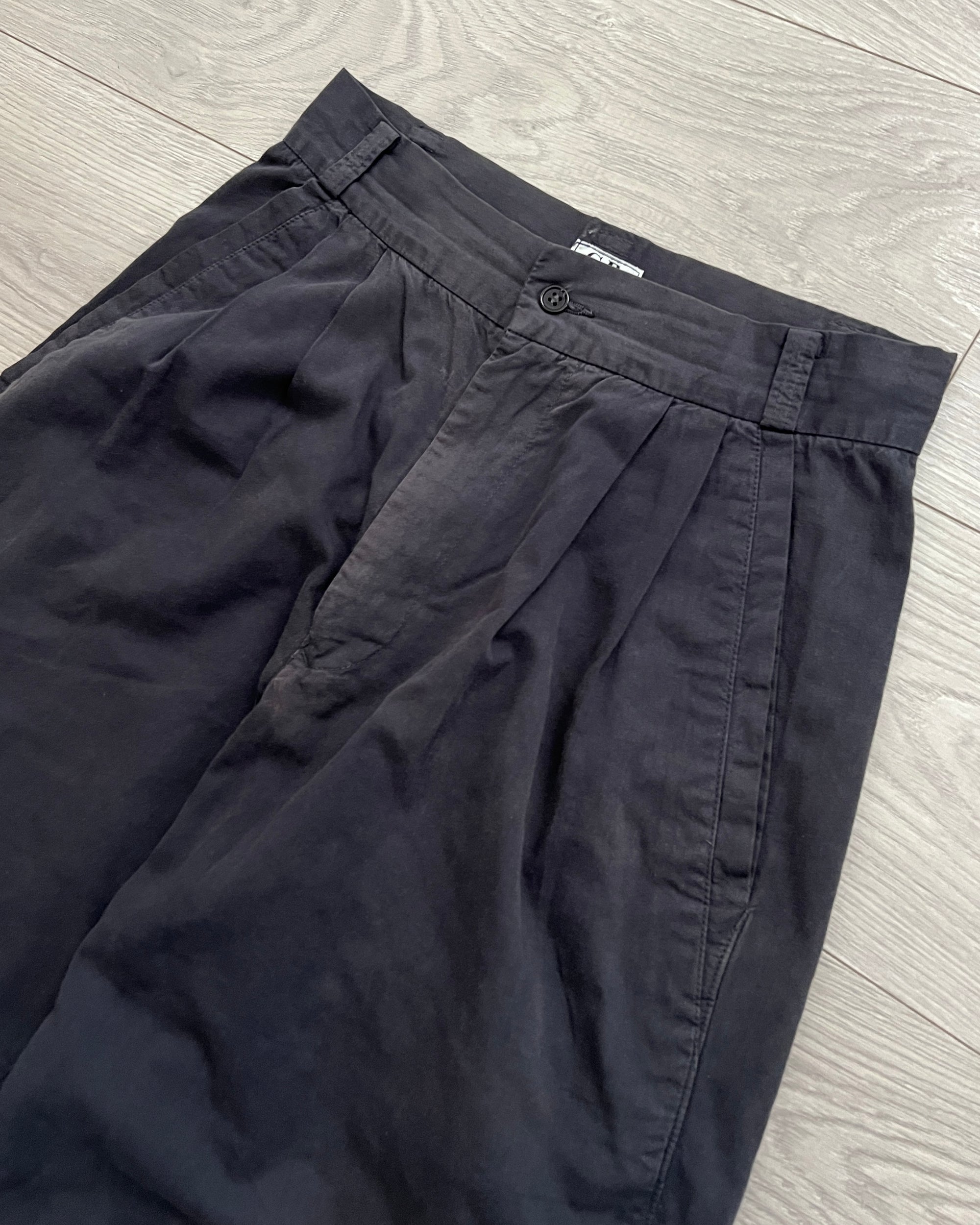 C.P. Company 1980s 'Ideas from Massimo Osti' Pleated Faded Pants - Size 30