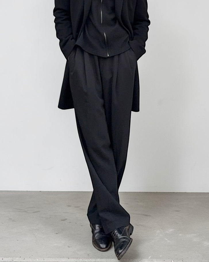 Hugo Boss 1990s Pleated High Waisted Wool Pants - Size 32