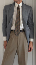 Valentino 1980s 2B Cotton Check Sport Blazer Jacket - Size S