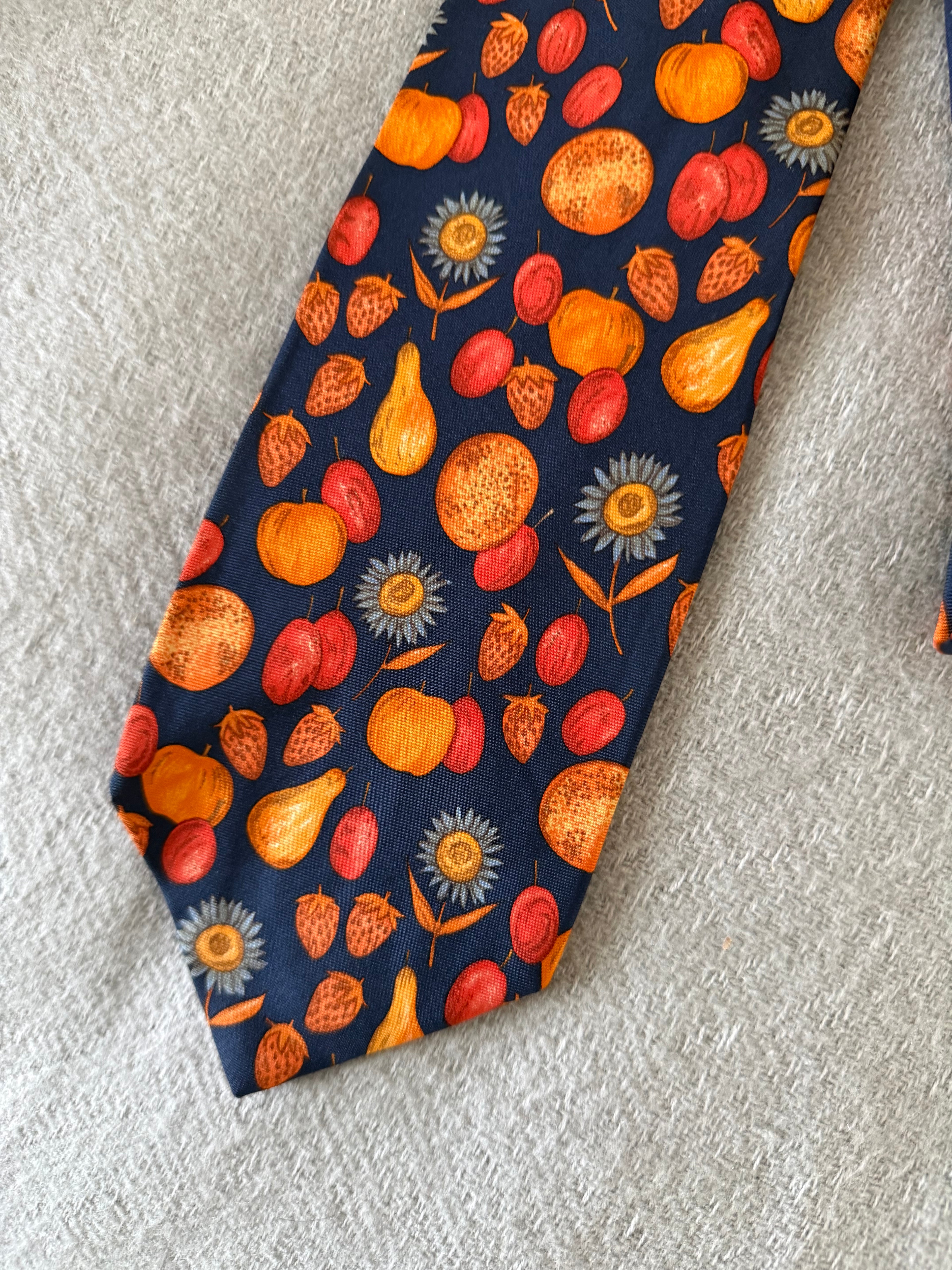 Longchamp Paris 1990s Silk Tie