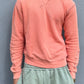 Final Home 1990s Thunder Stitch Coral Sweater - Size S