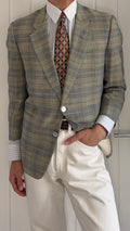 Givenchy 1990s 2B Linen Cotton Sport Jacket Blazer - Size XS