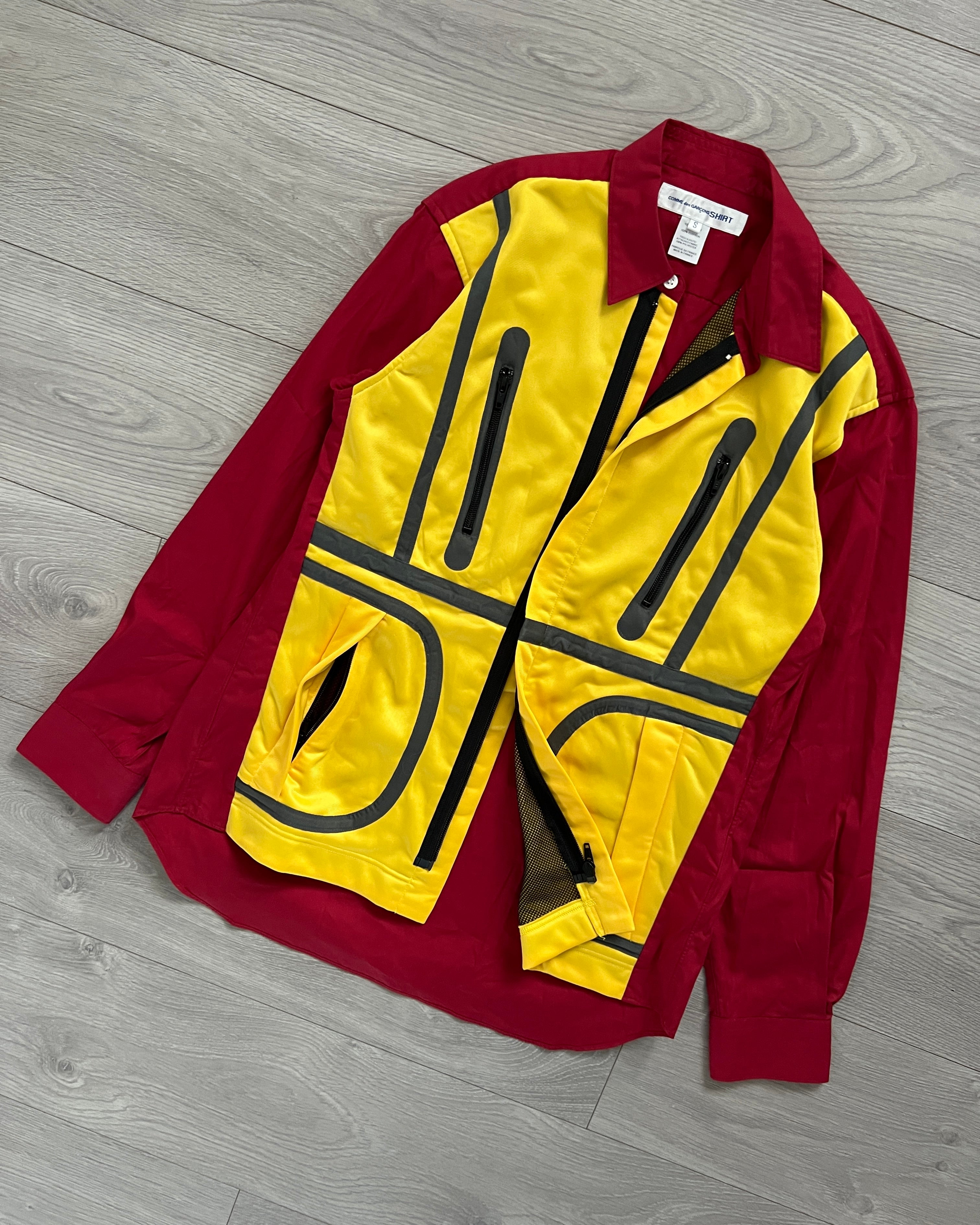 Comme Des Garcons SHIRT 2008 Technical Exposed Taped Seam Zip