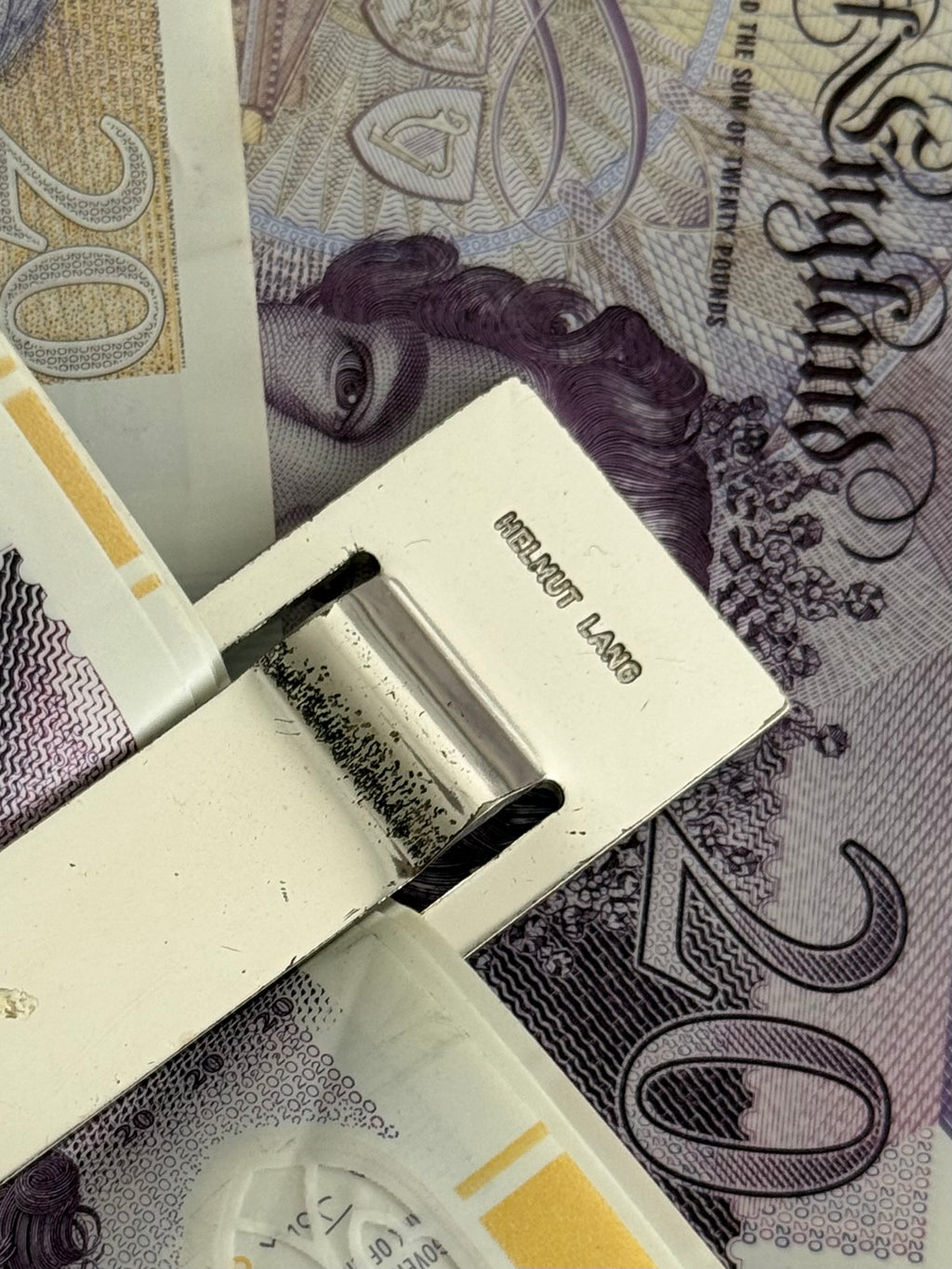 Helmut Lang 1990s Metal Money Clip