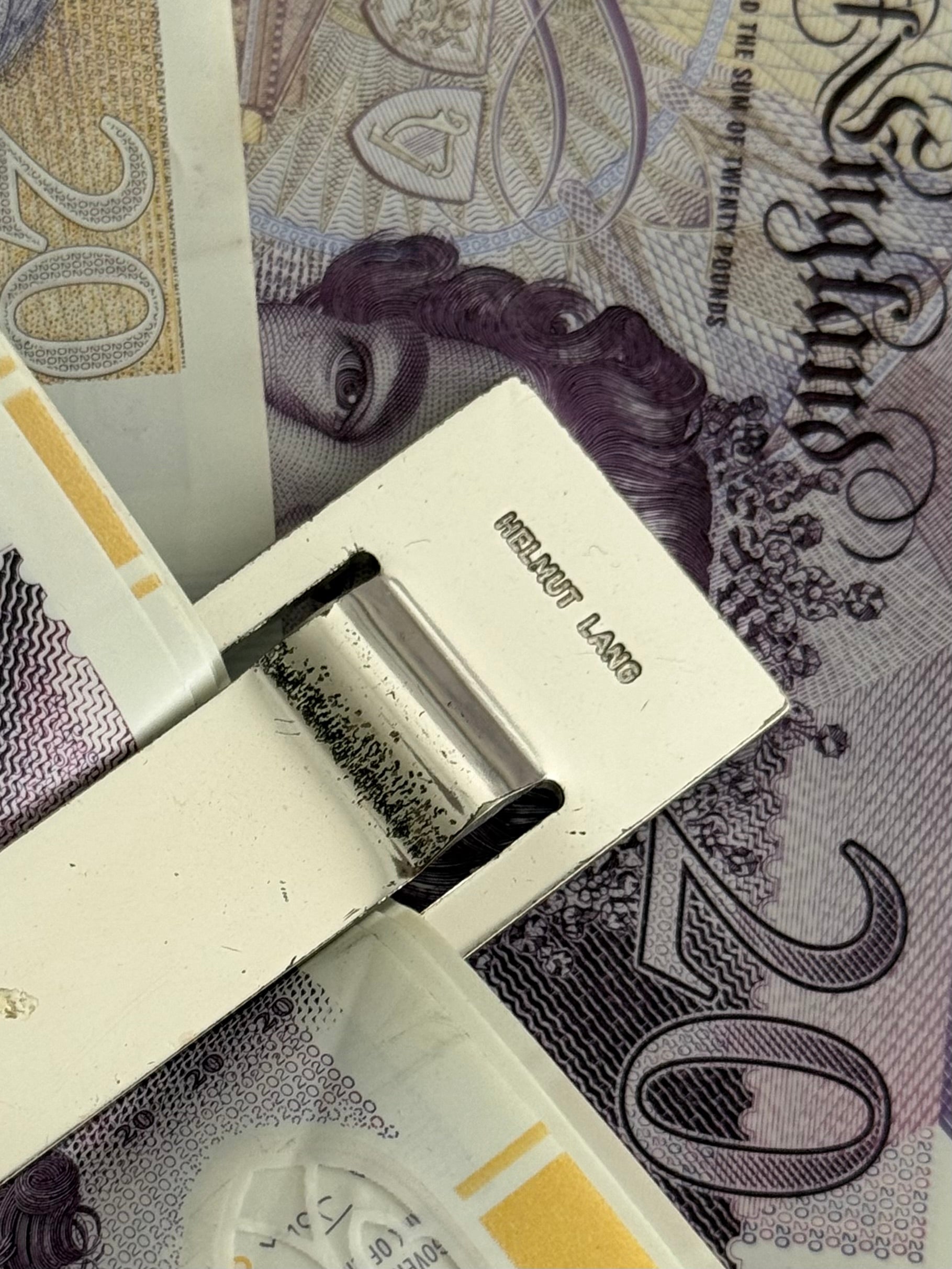 Helmut Lang 1990s Metal Money Clip