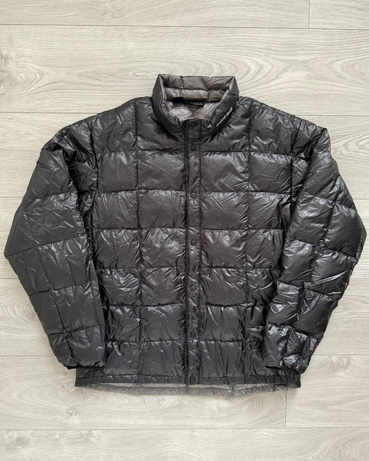 Montbell Snap Front Square Stitch Down Puffer Jacket - Size M