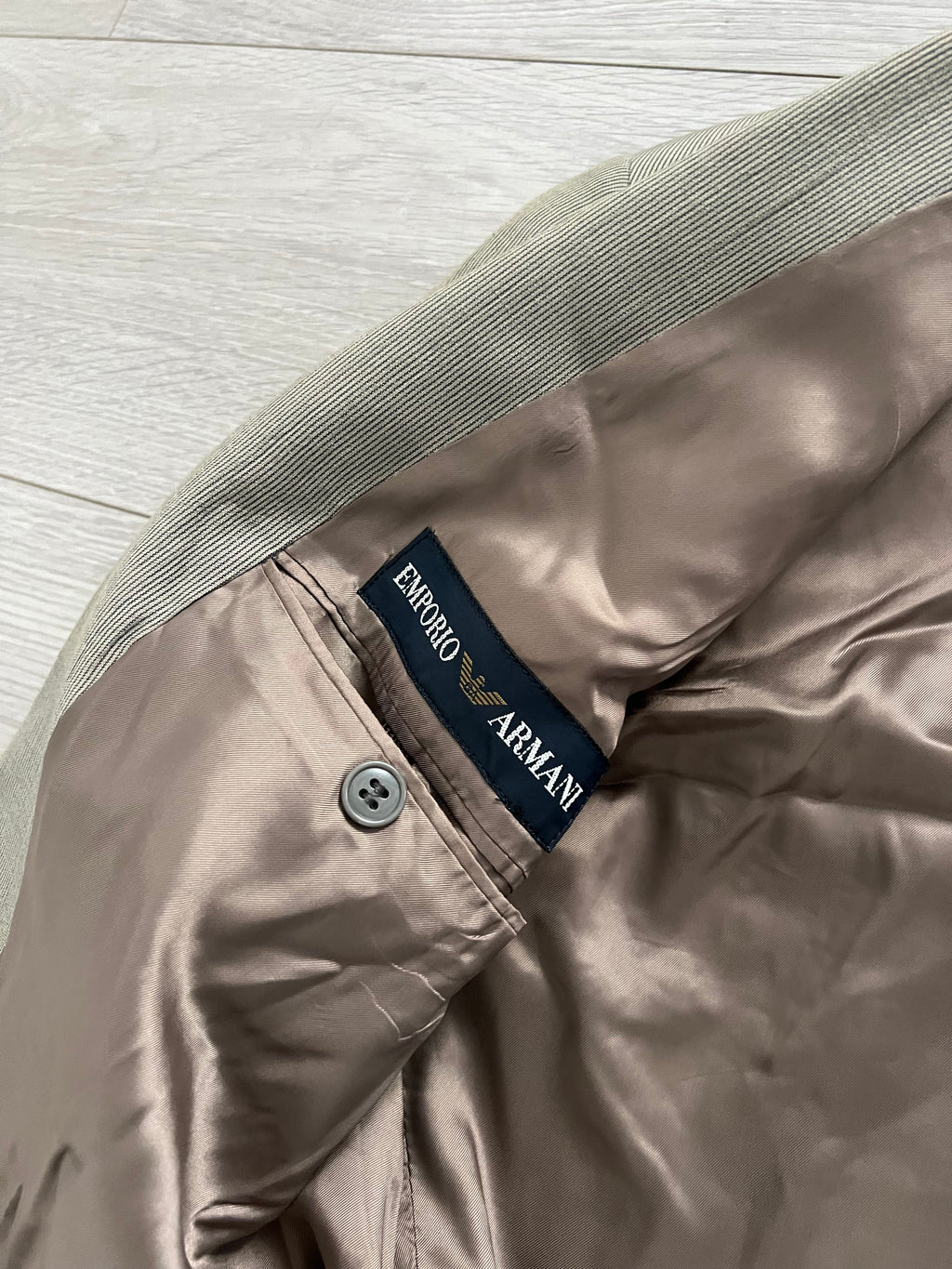 Emporio Armani 1980s Double-Breasted Pleated Suit - Size M Jacket / 30" Waist
