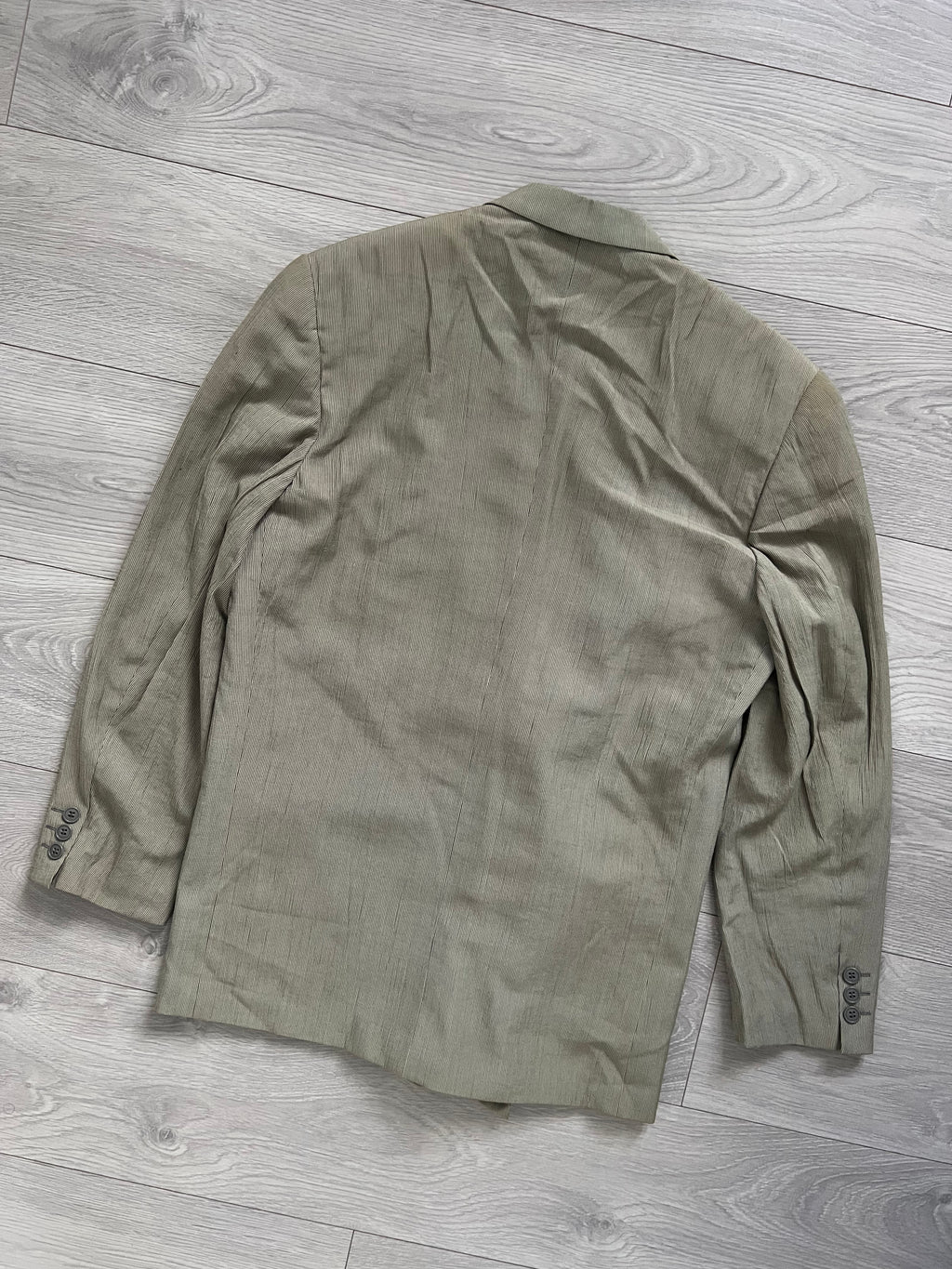 Emporio Armani 1980s Double-Breasted Pleated Suit - Size M Jacket / 30" Waist