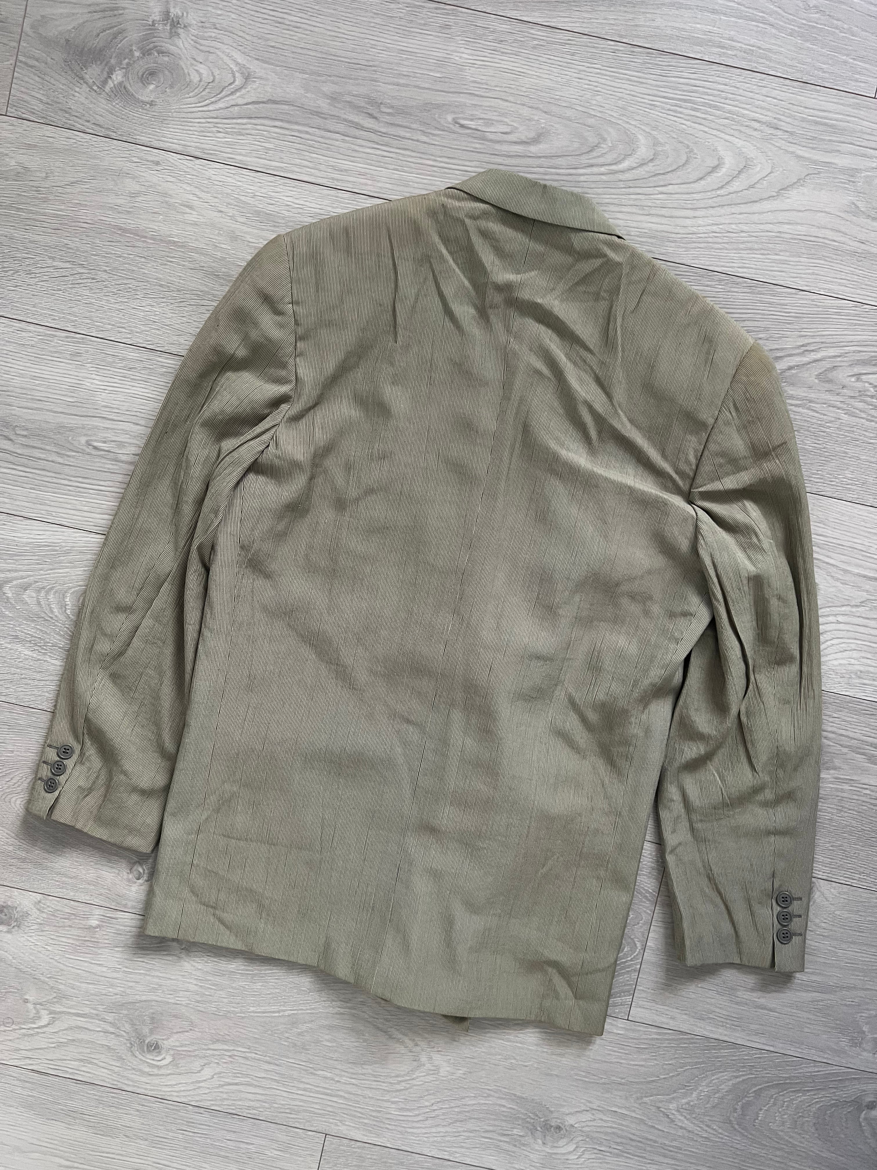 Emporio Armani 1980s Double-Breasted Pleated Suit - Size M Jacket / 30" Waist