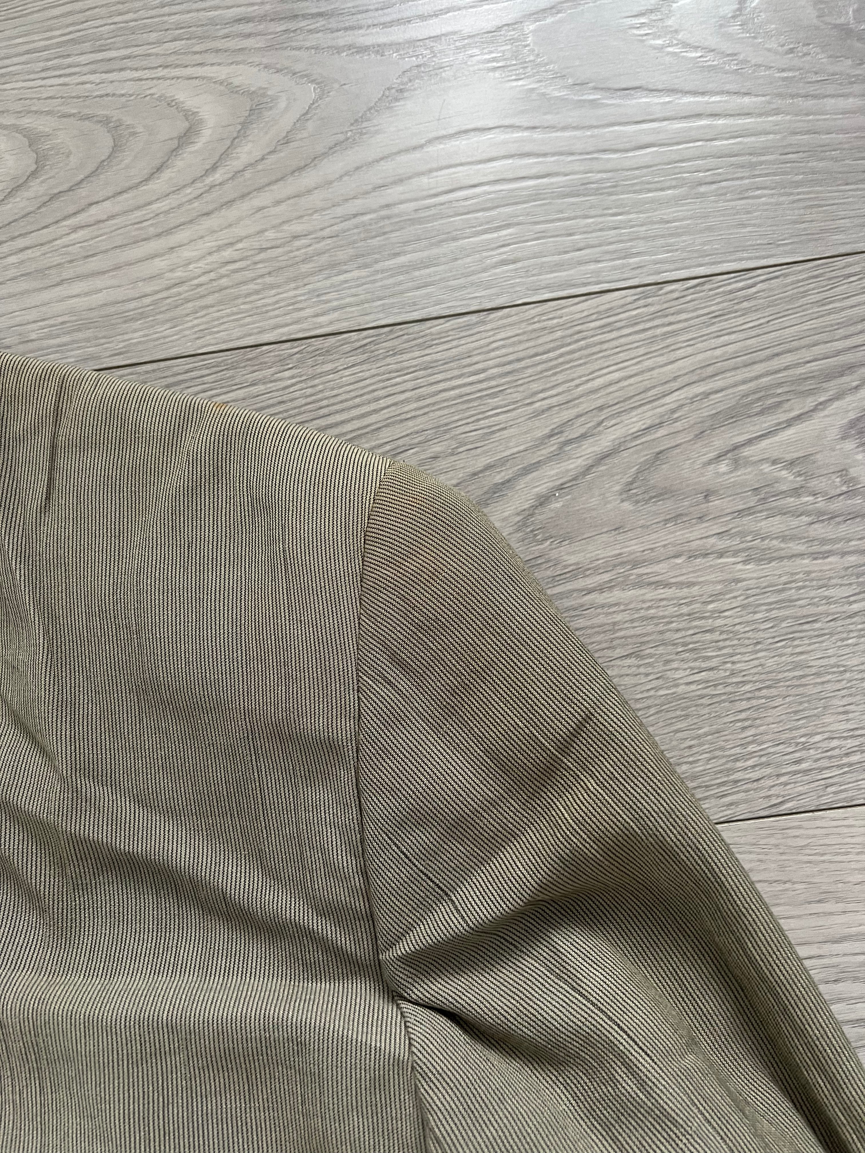Emporio Armani 1980s Double-Breasted Pleated Suit - Size M Jacket / 30" Waist