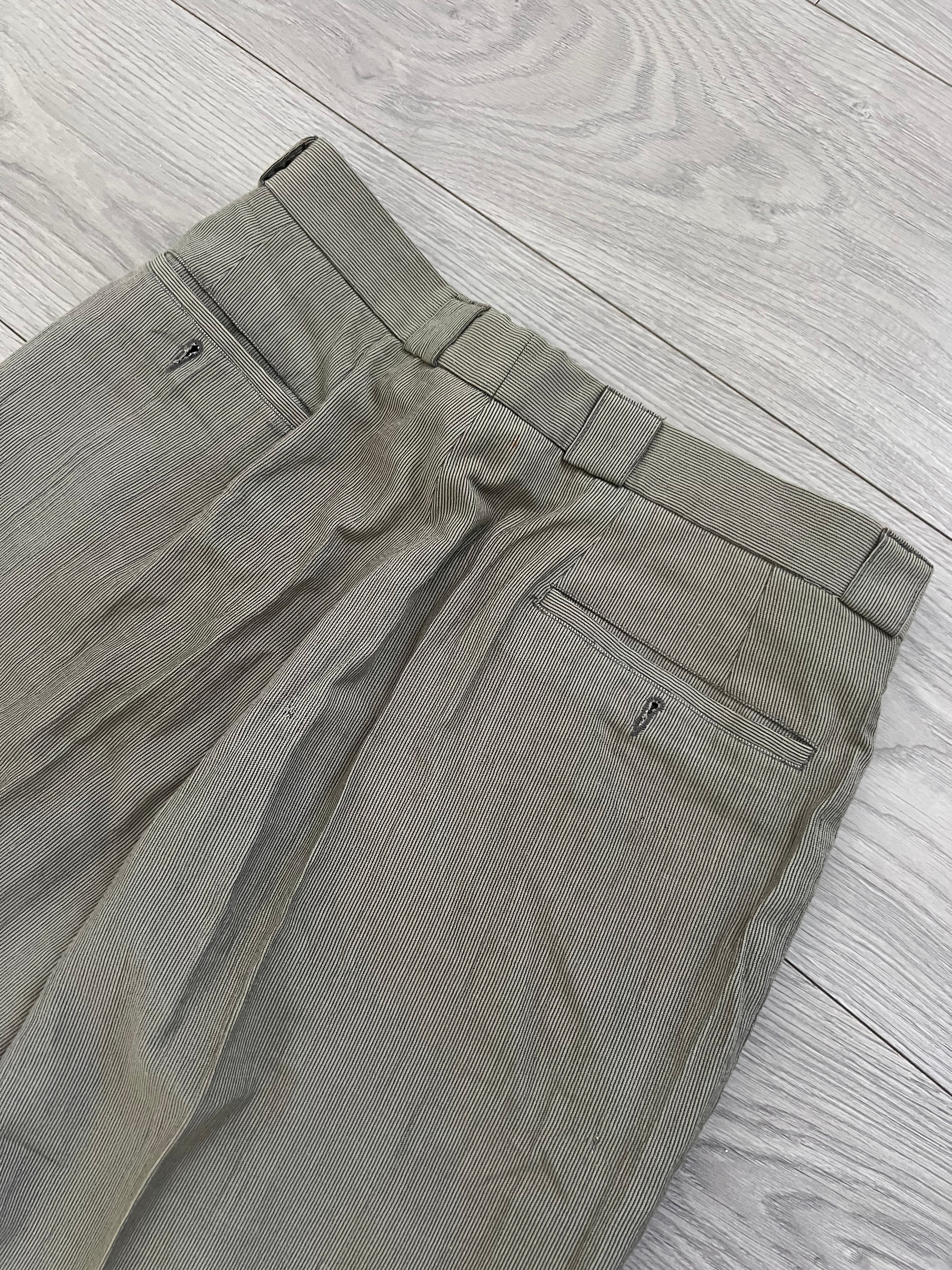 Emporio Armani 1980s Double-Breasted Pleated Suit - Size M Jacket / 30" Waist