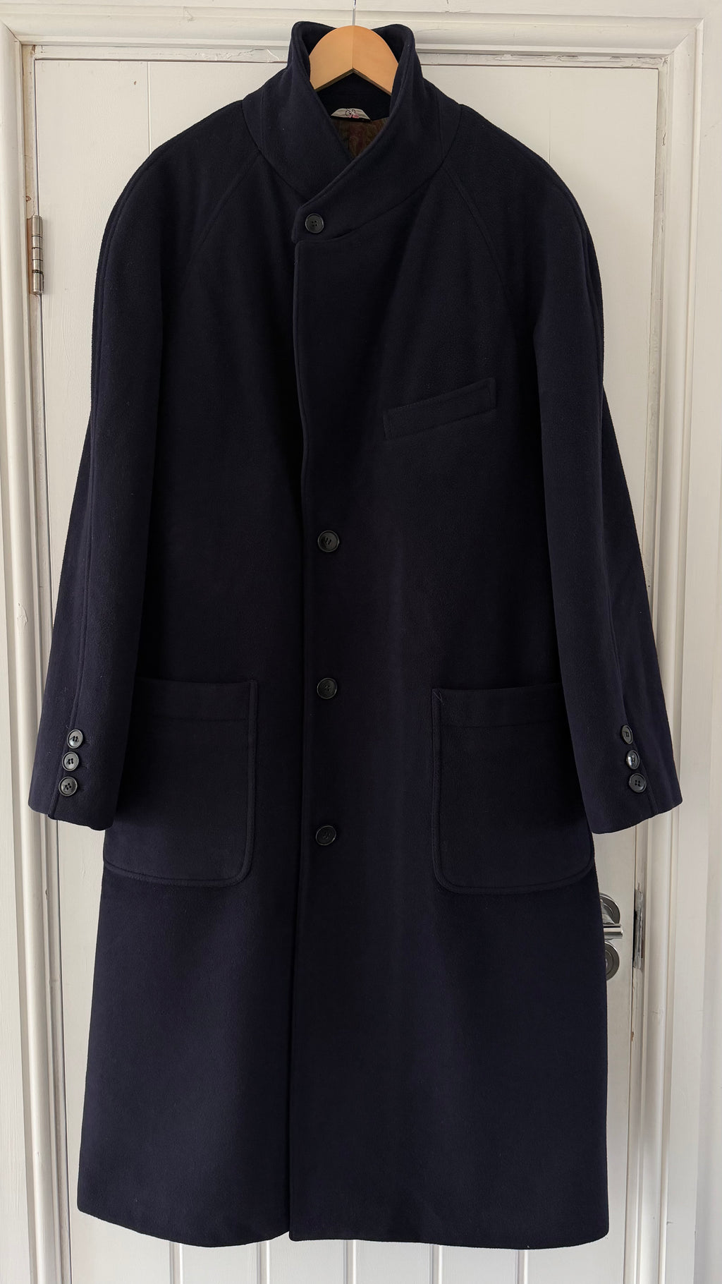 Valentino 1980s Quilt Lined Wool Coat - Size XL