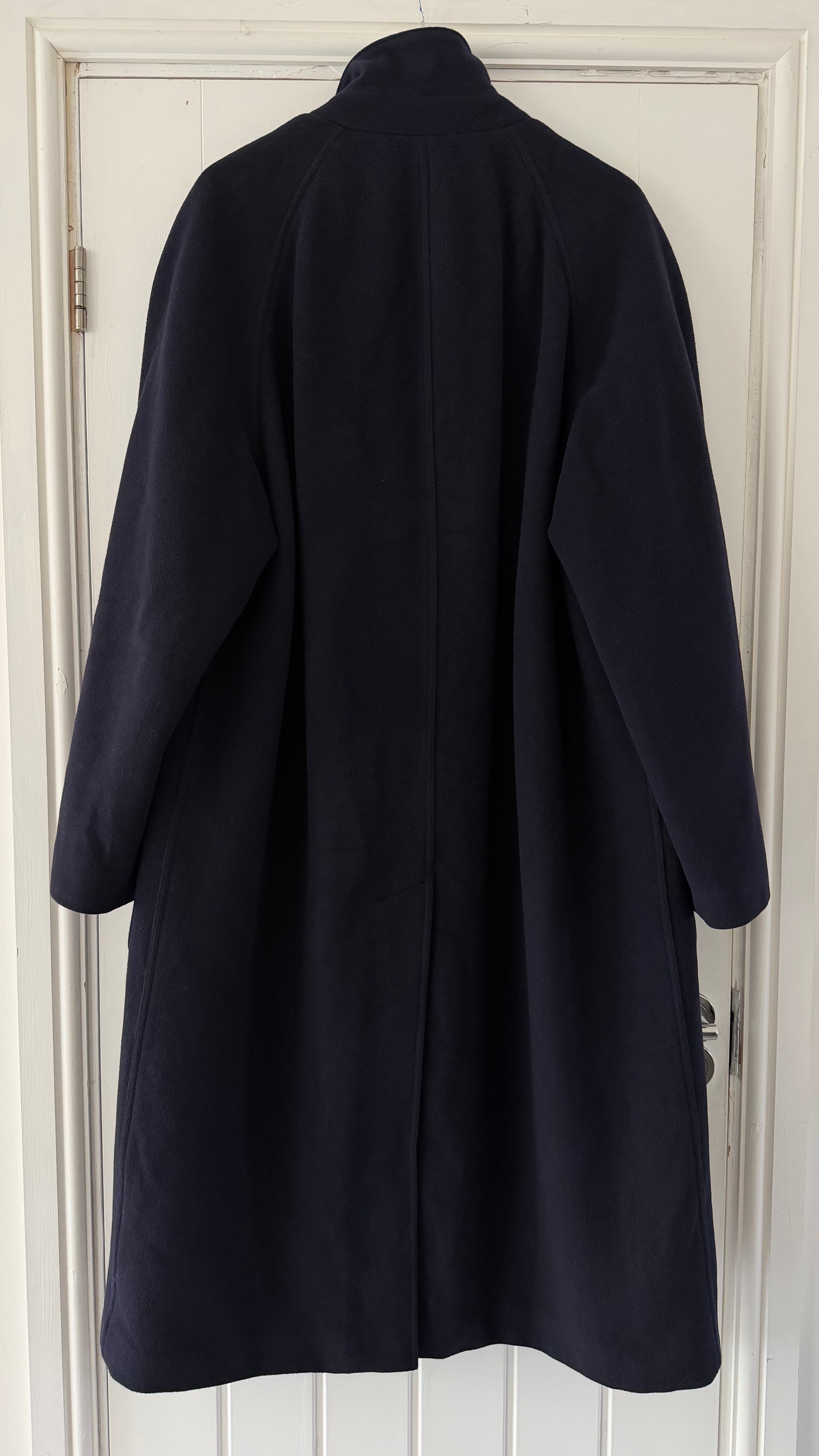Valentino 1980s Quilt Lined Wool Coat - Size XL