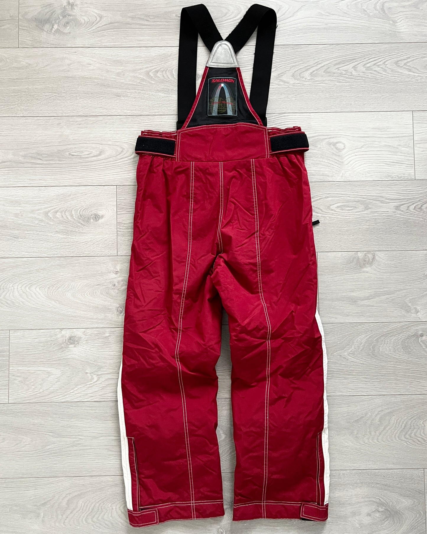 Salomon 1990s Insulated Waterproof Ski Pants Salopettes - Size 32 to 34