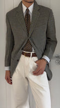 Hilton Vestimenta Armani 1996 3B Textured Wool Sport Jacket Blazer - Size S