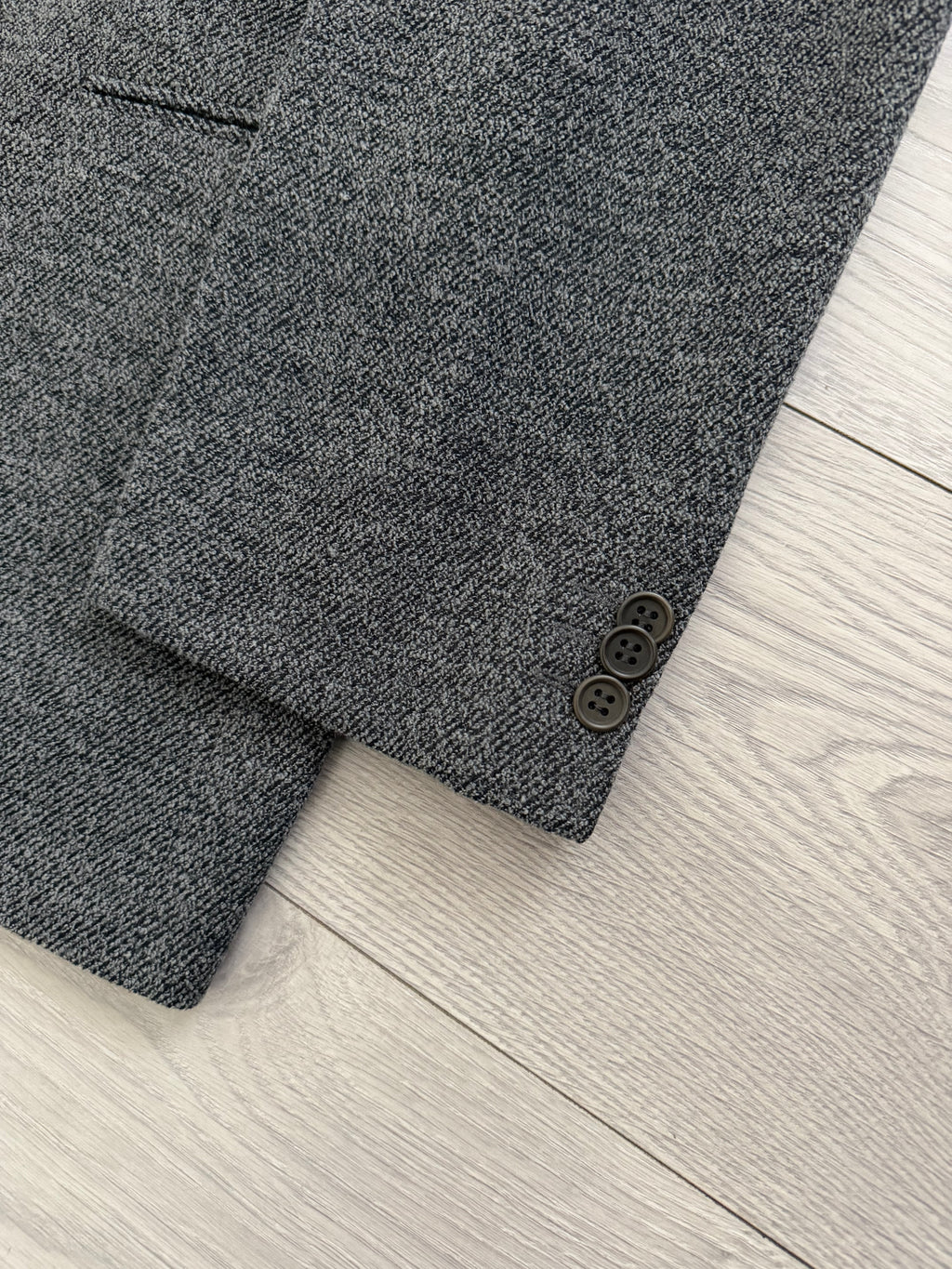 Giorgio Armani 1980s 3B Textured Wool Nylon Sport Jacket Blazer - Size XXL