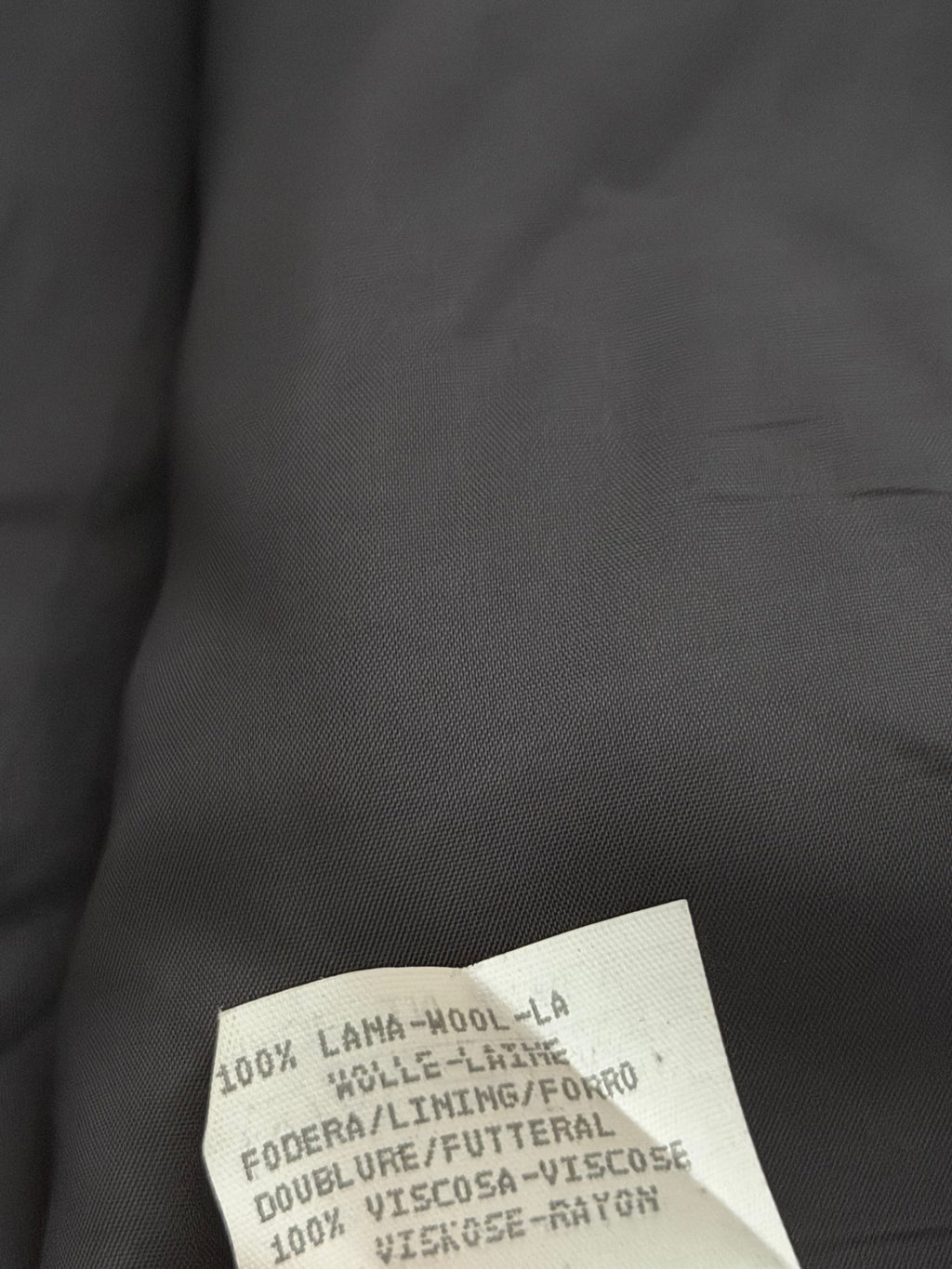 Emporio Armani 1990s 3B Textured Wool Sport Jacket Blazer Black - Size M