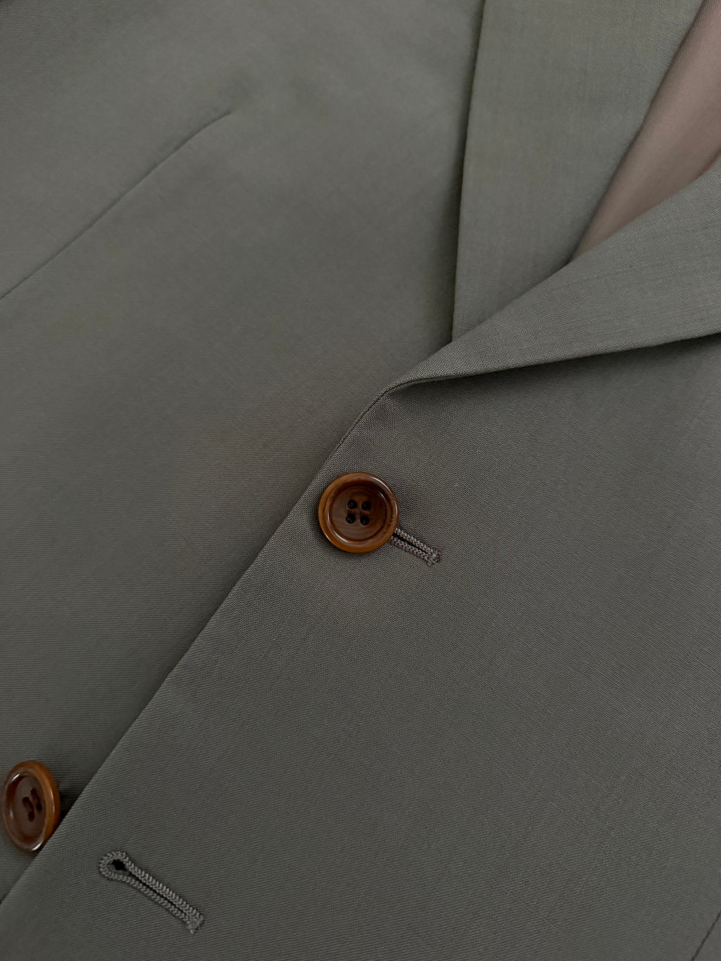 Armani 1990s 3B Wool Sport Jacket Blazer Mushroom Taupe - Size L