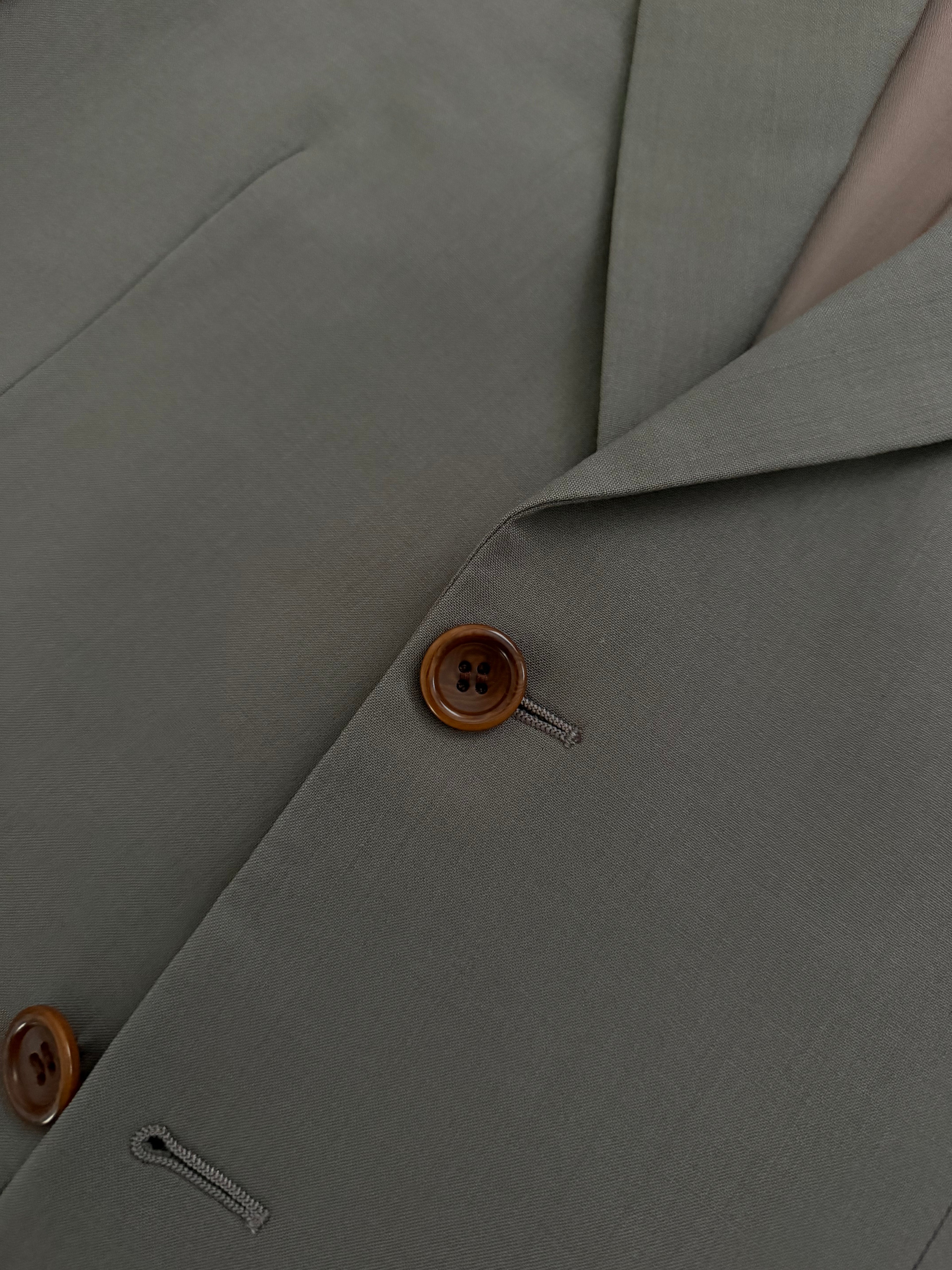 Armani 1990s 3B Wool Sport Jacket Blazer Mushroom Taupe - Size L