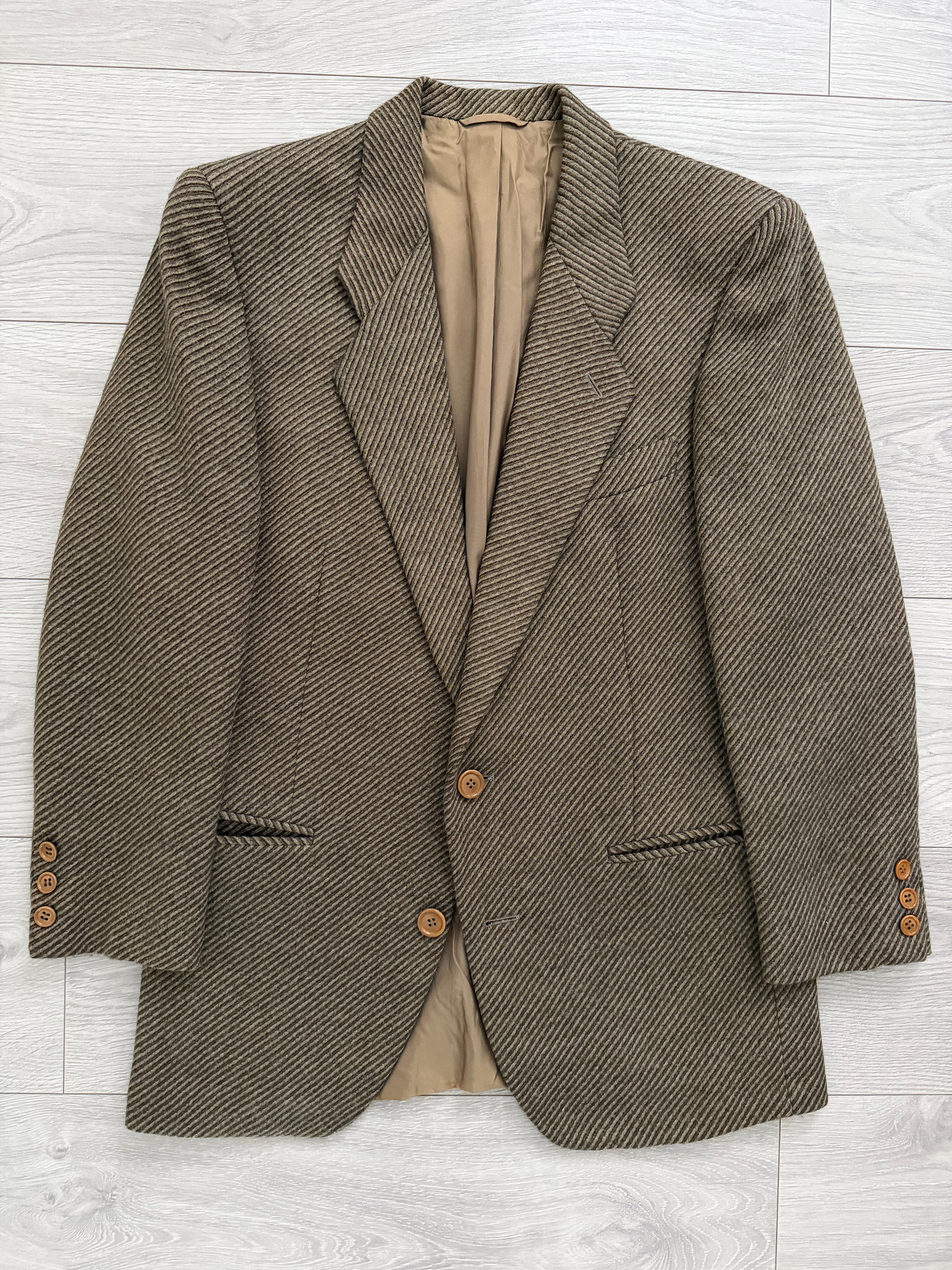Giorgio Armani 1970s 2B Textured Twill Sport Jacket Blazer  - Size XS
