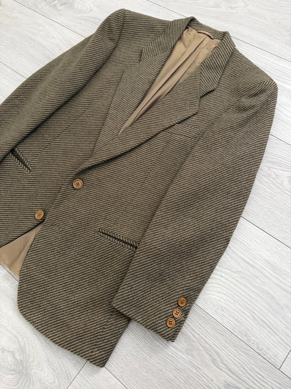 Giorgio Armani 1970s 2B Textured Twill Sport Jacket Blazer  - Size XS