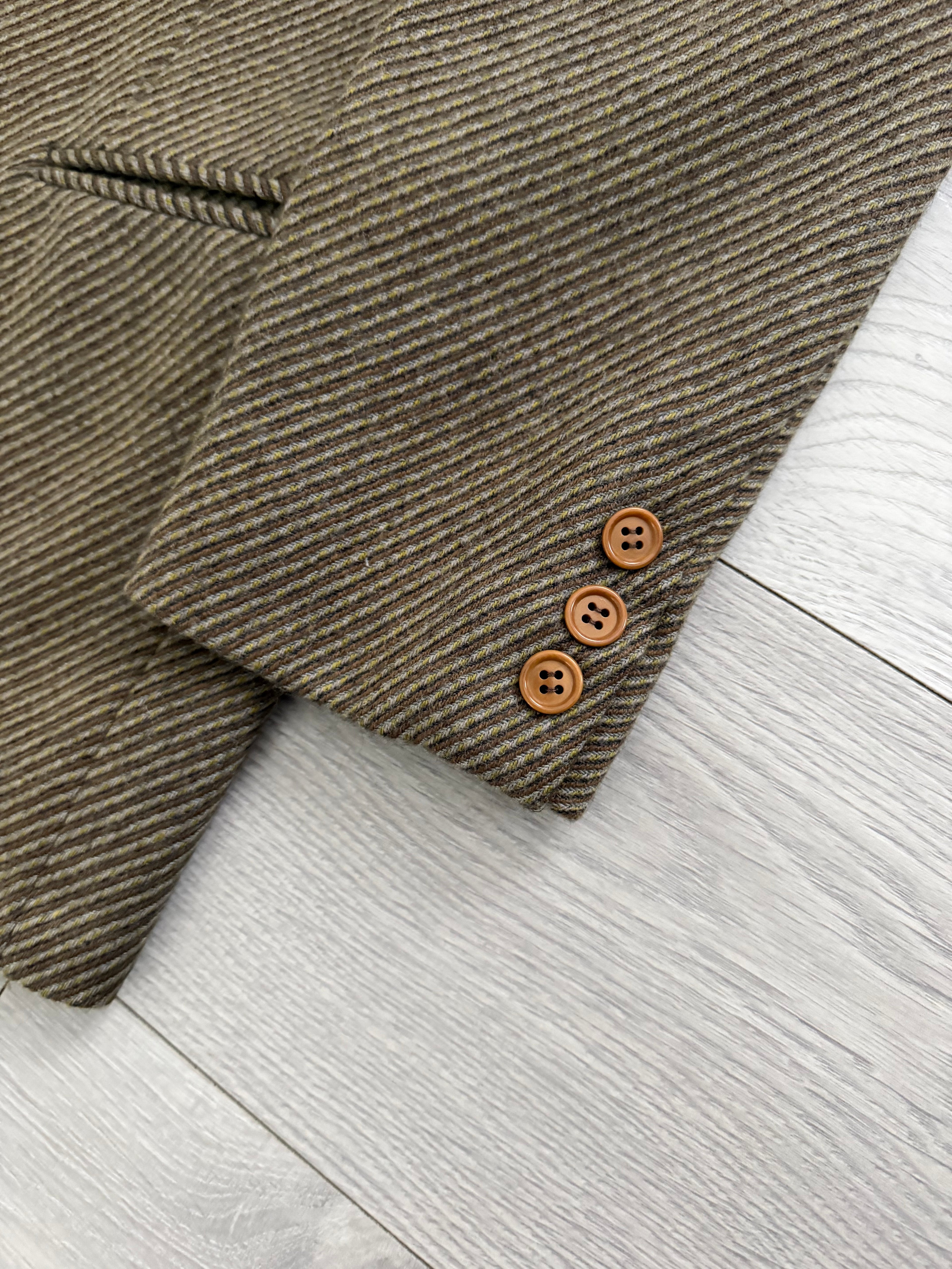 Giorgio Armani 1970s 2B Textured Twill Sport Jacket Blazer  - Size XS