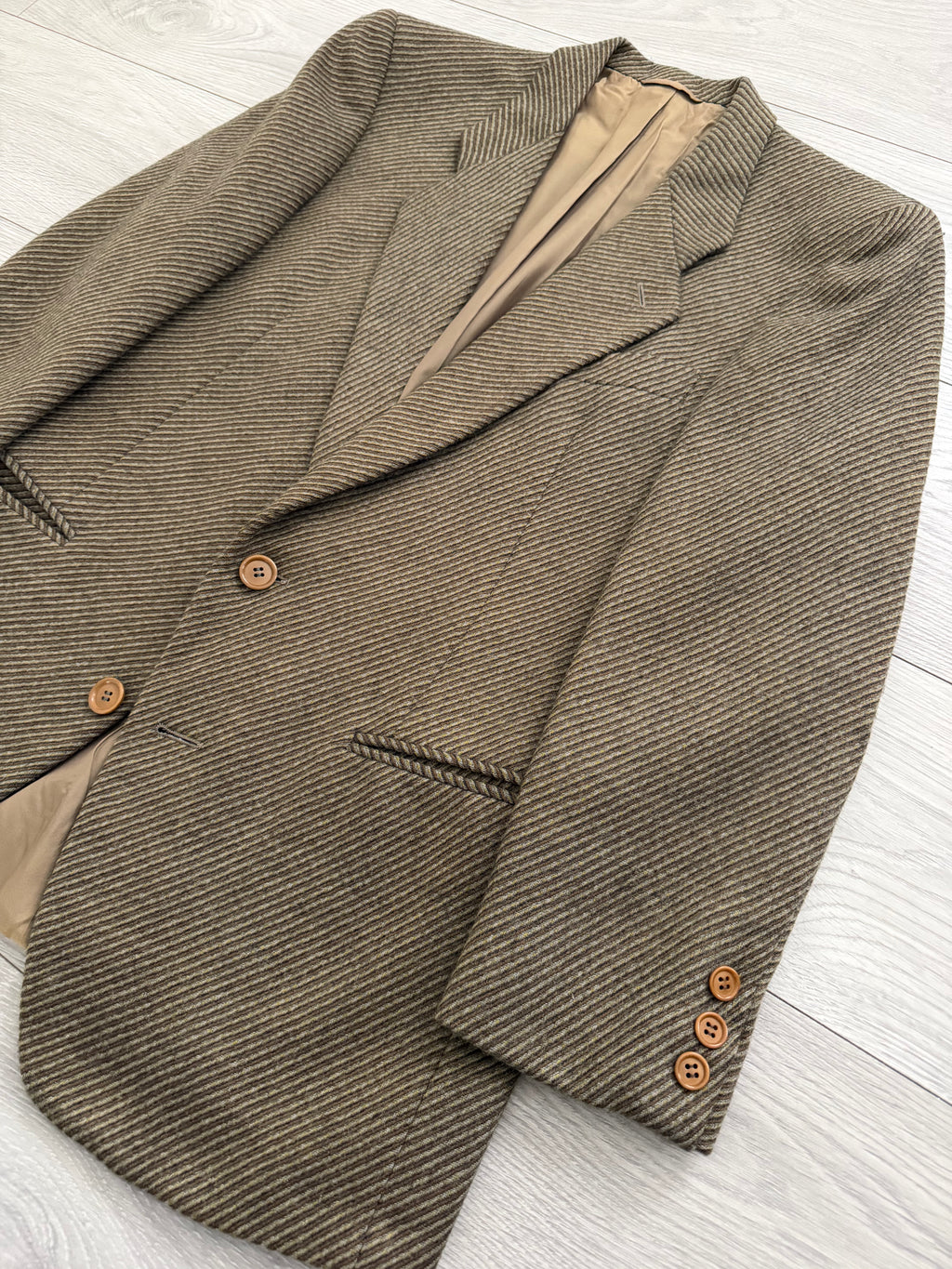 Giorgio Armani 1970s 2B Textured Twill Sport Jacket Blazer  - Size XS