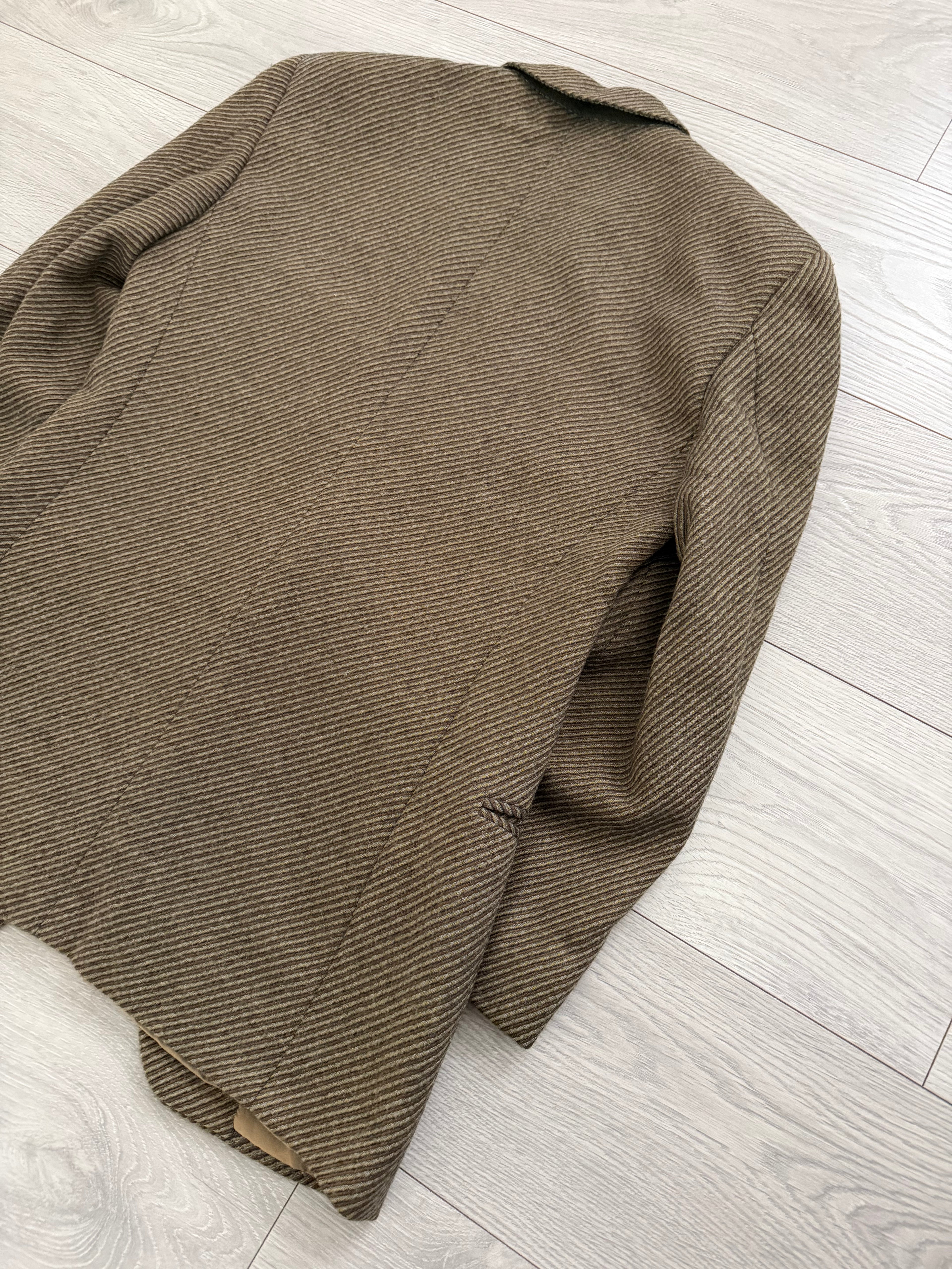 Giorgio Armani 1970s 2B Textured Twill Sport Jacket Blazer  - Size XS