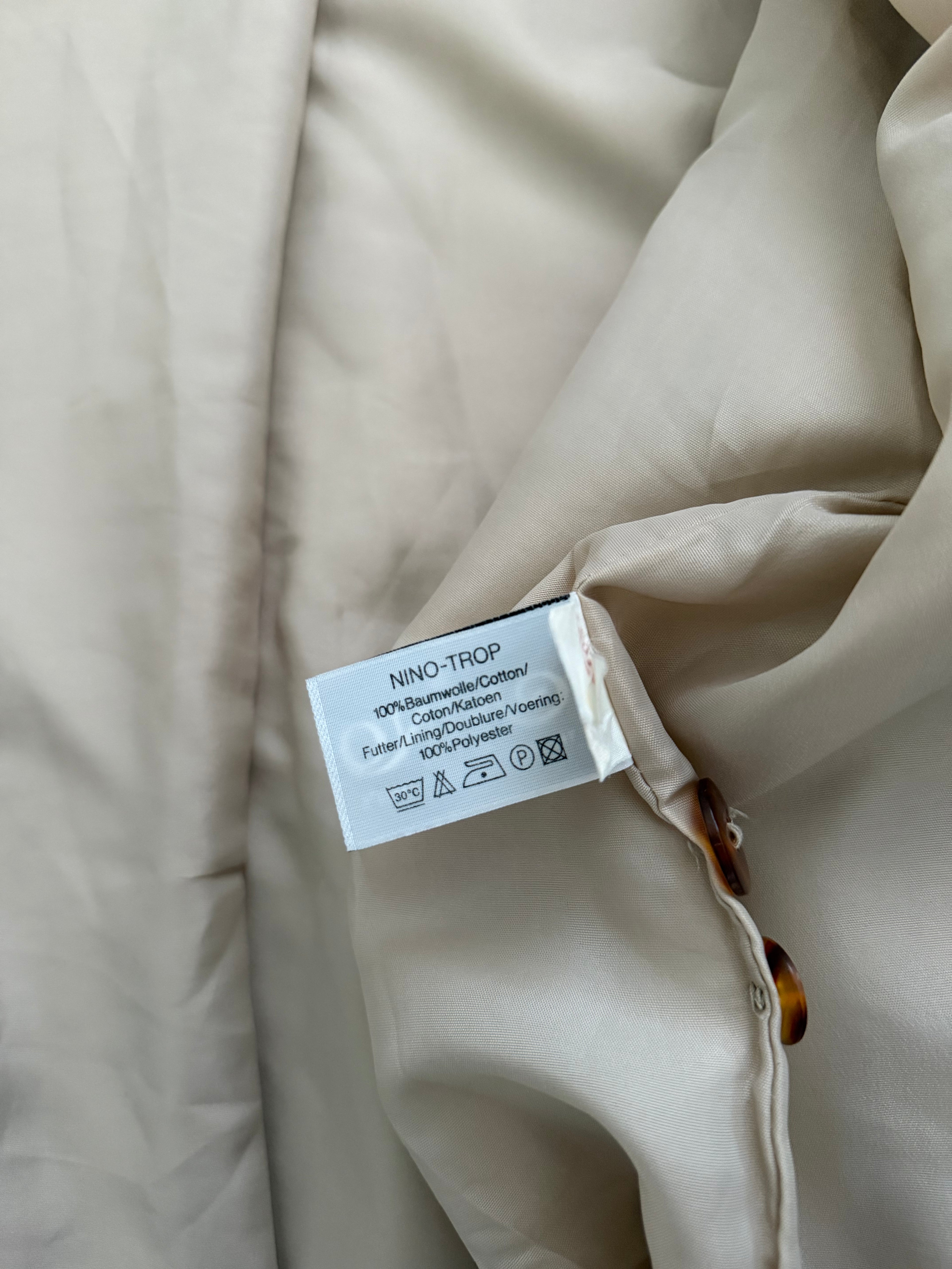 1990s Vintage Pleat Flap Cotton Swing Jacket - Size M