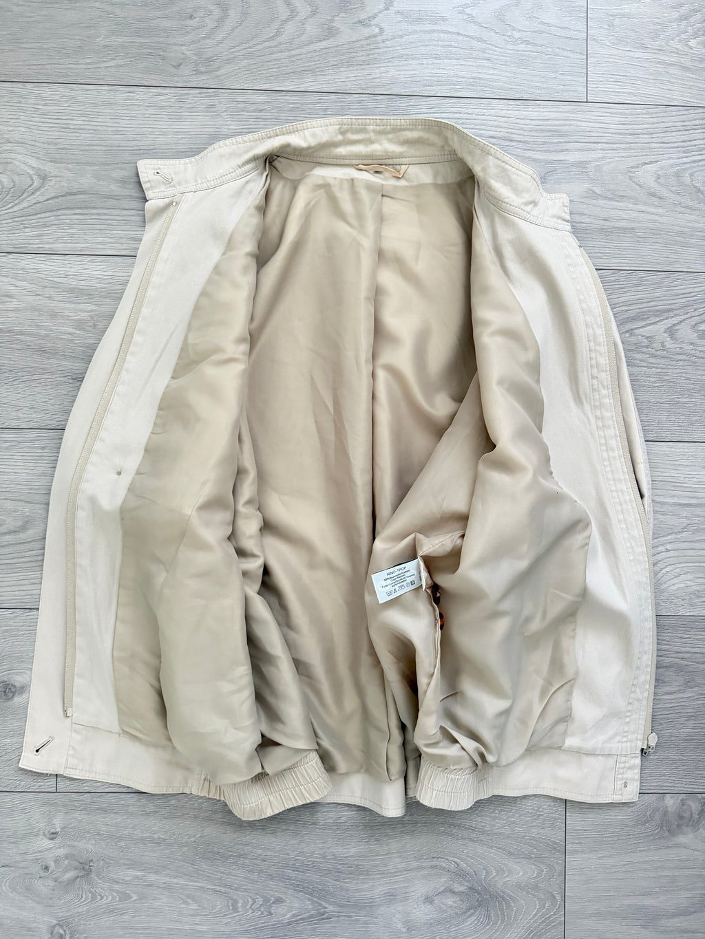 1990s Vintage Pleat Flap Cotton Swing Jacket - Size M