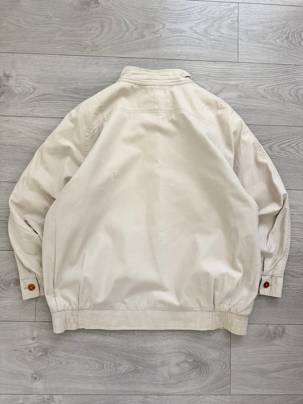 1990s Vintage Pleat Flap Cotton Swing Jacket - Size M